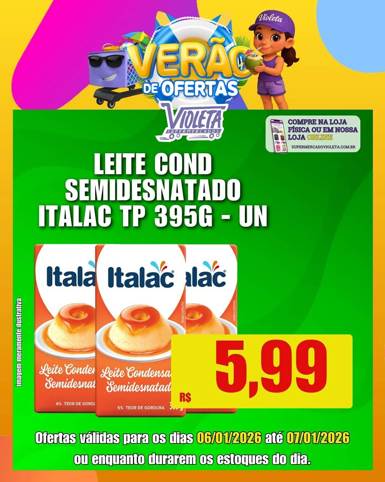 Encarte de Catálogo Violeta Supermercados 6 de janeiro até 7 de janeiro 2026 - Pagina 3