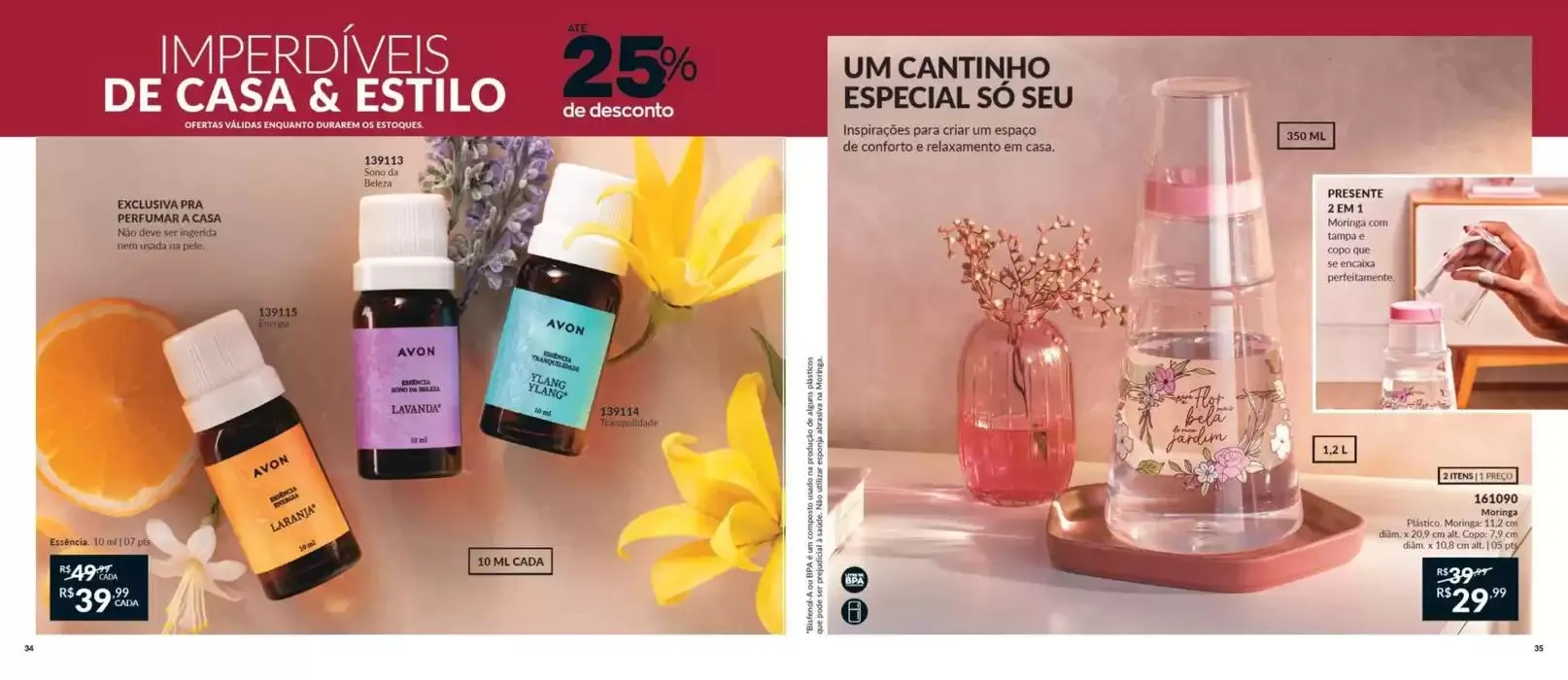 Encarte de Avon Revista Casa & Estilo Ciclo 2/2025 21 de novembro até 1 de janeiro 2025 - Pagina 9