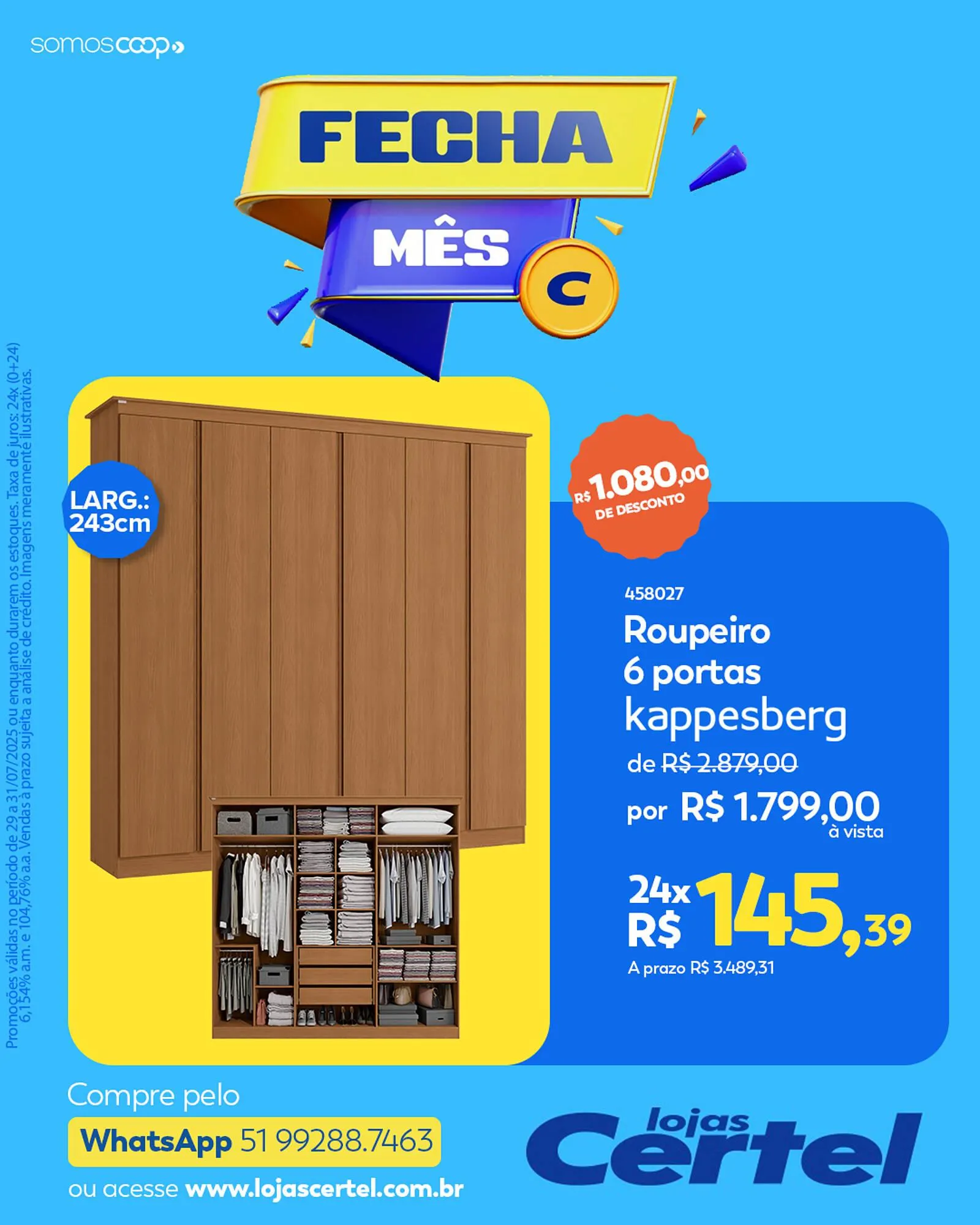 Encarte de Catálogo Lojas Certel 29 de julho até 31 de julho 2025 - Pagina 2