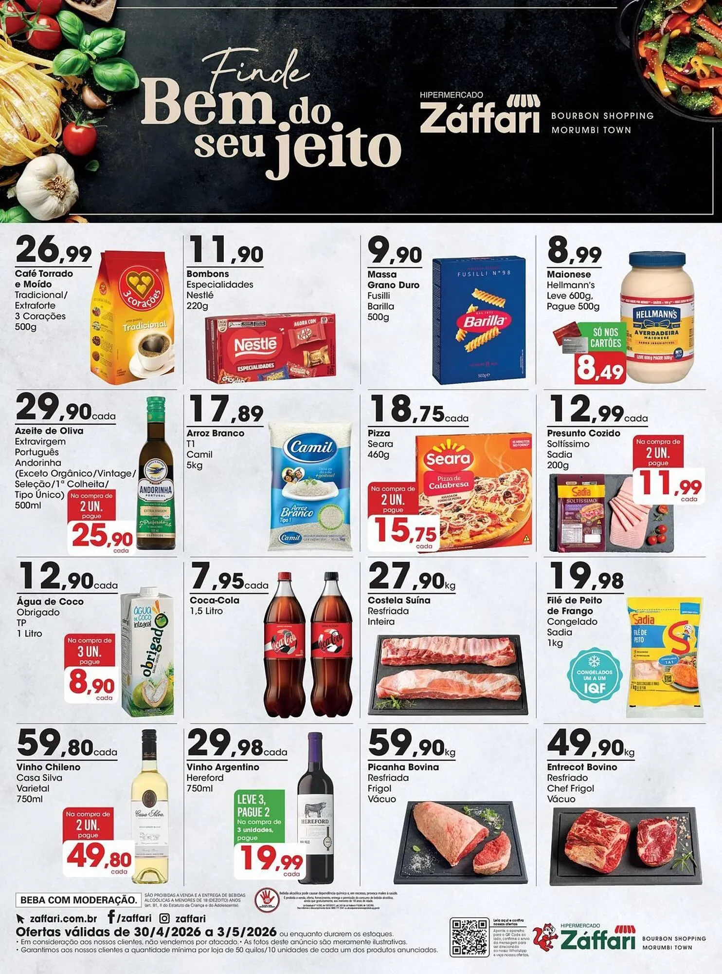 Encarte de Encarte Zaffari 30 de abril até 3 de maio 2026 - Pagina 1