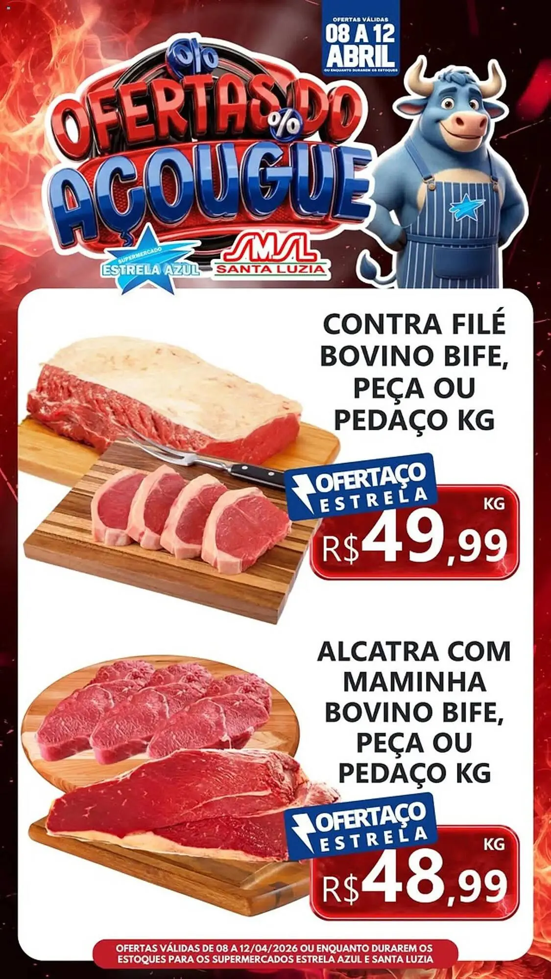 Encarte de Folheto Supermercado Estrela Azul 8 de abril até 13 de abril 2026 - Pagina 5