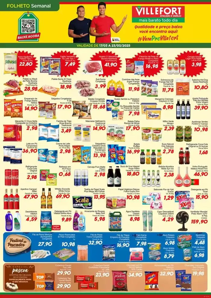 Encarte de Ofertas Villefort Atacadista 17 de março até 23 de março 2025 - Pagina 1