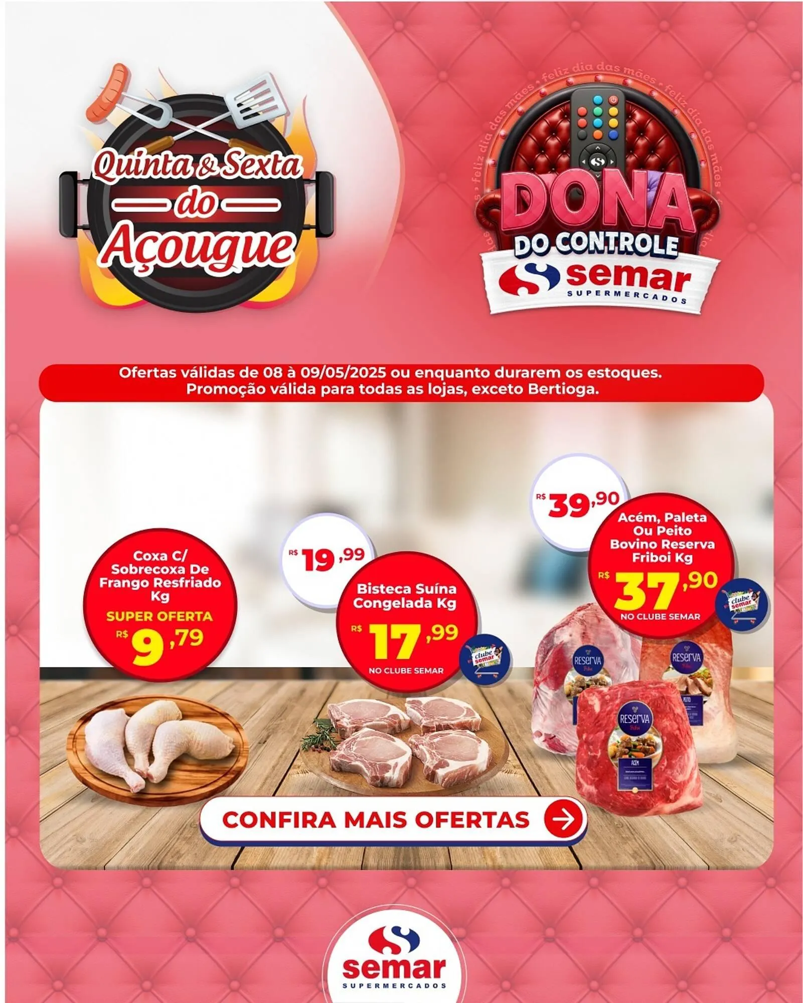 Encarte de Catálogo Semar Supermercado 8 de maio até 9 de maio 2025 - Pagina 1