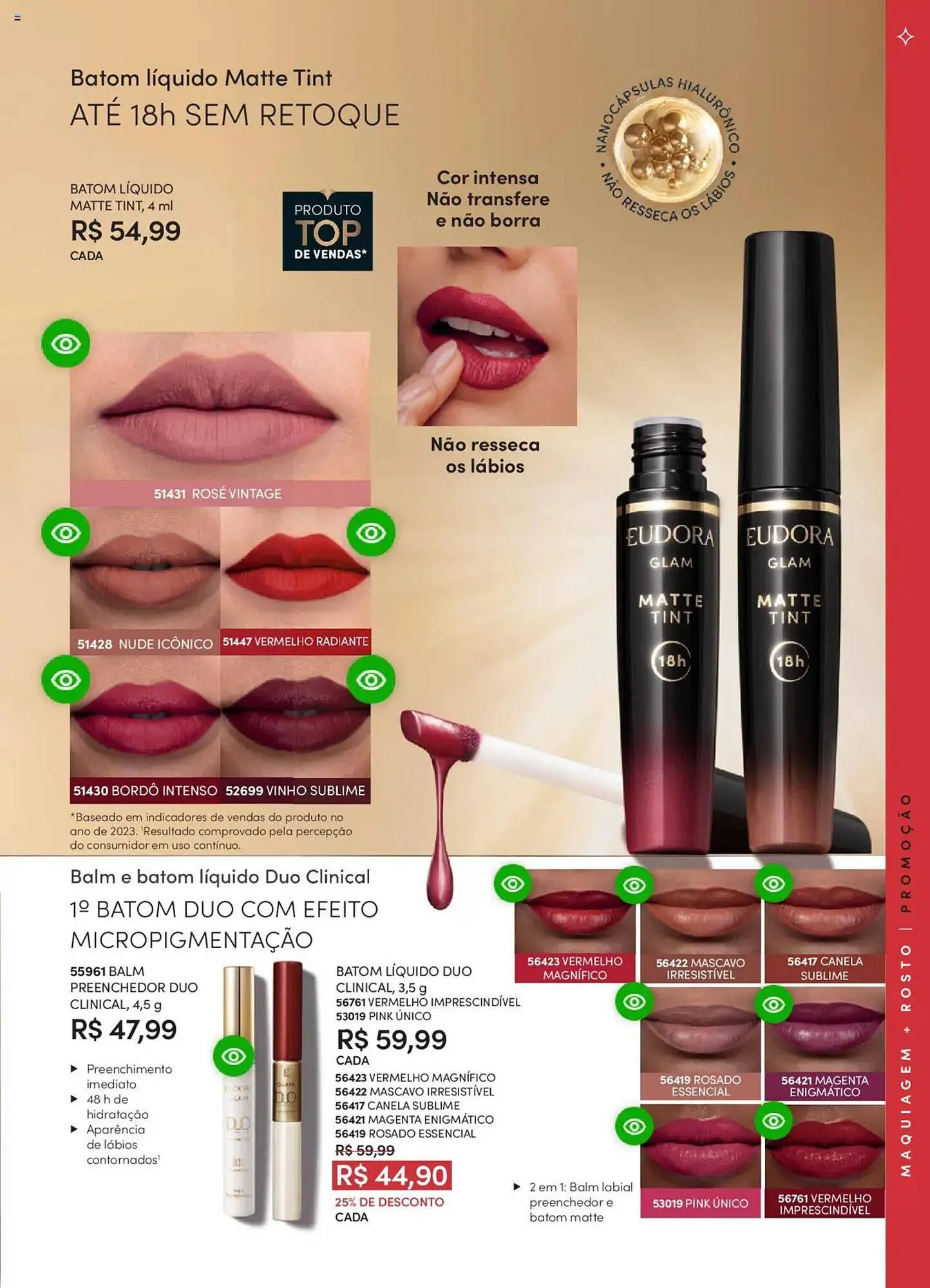 Encarte de Catálogo Eudora 25 de junho até 17 de julho 2025 - Pagina 47