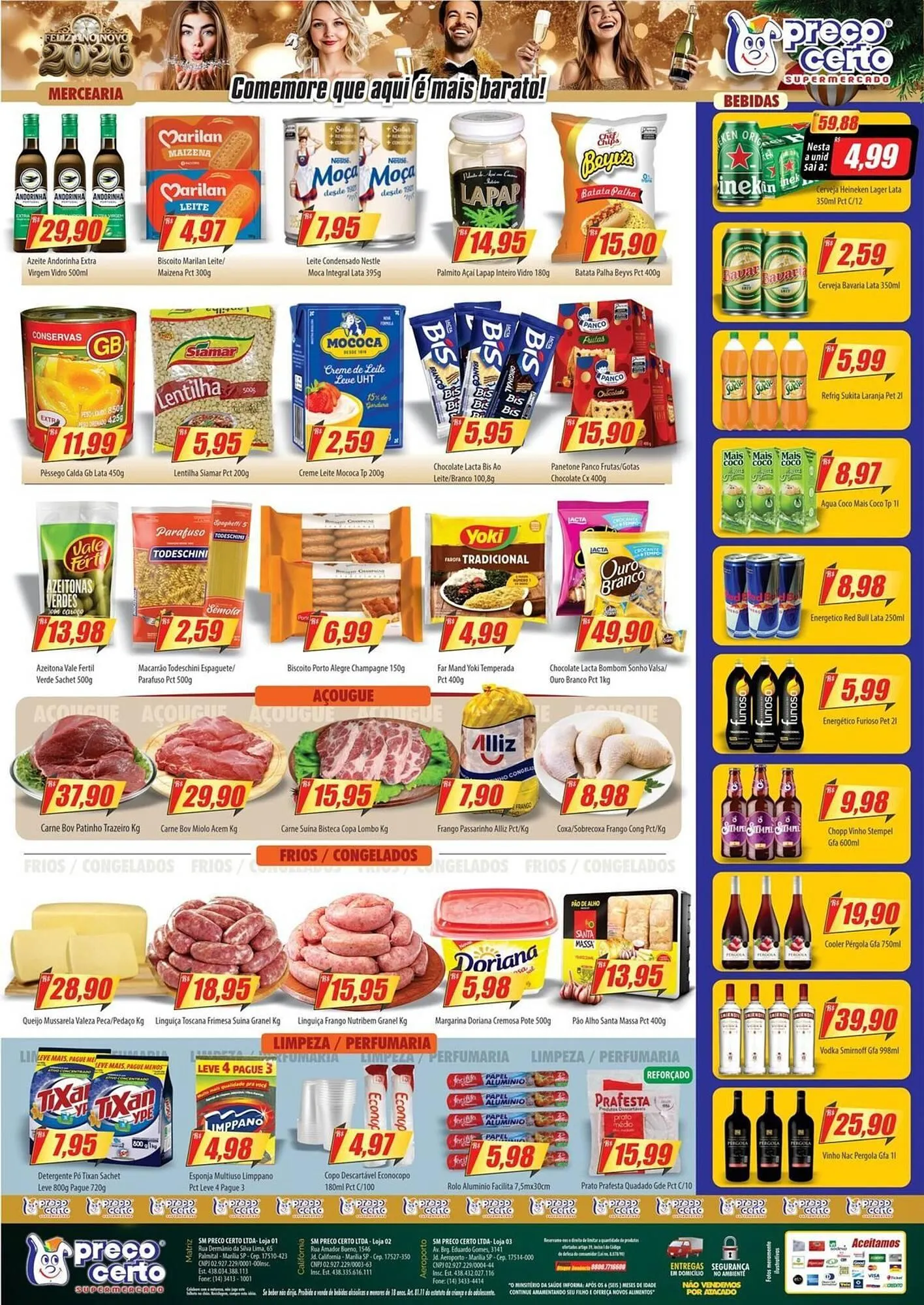 Encarte de Catálogo Preço Certo 29 de dezembro até 31 de dezembro 2025 - Pagina 2