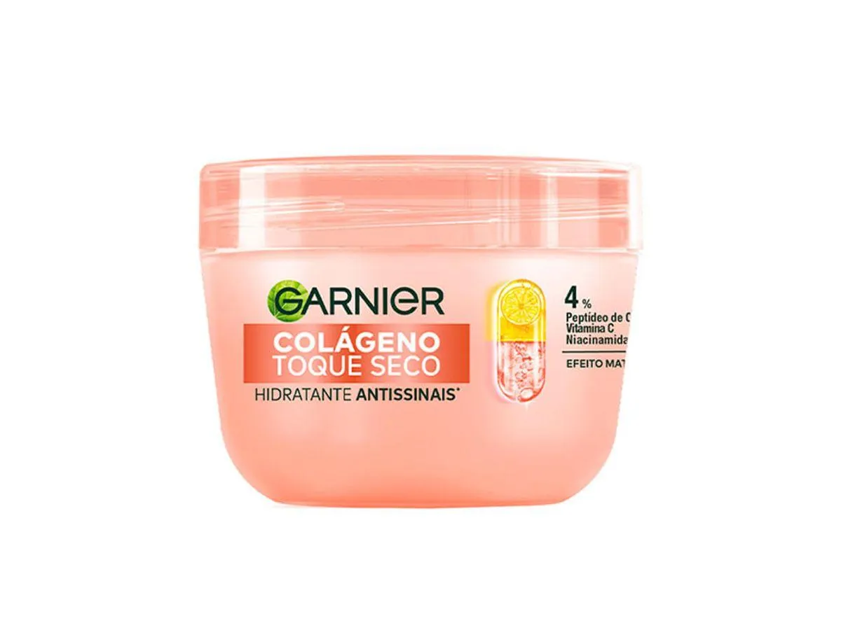 Creme Hidratante Facial Antissinais Garnier Colágeno Toque Seco 85g