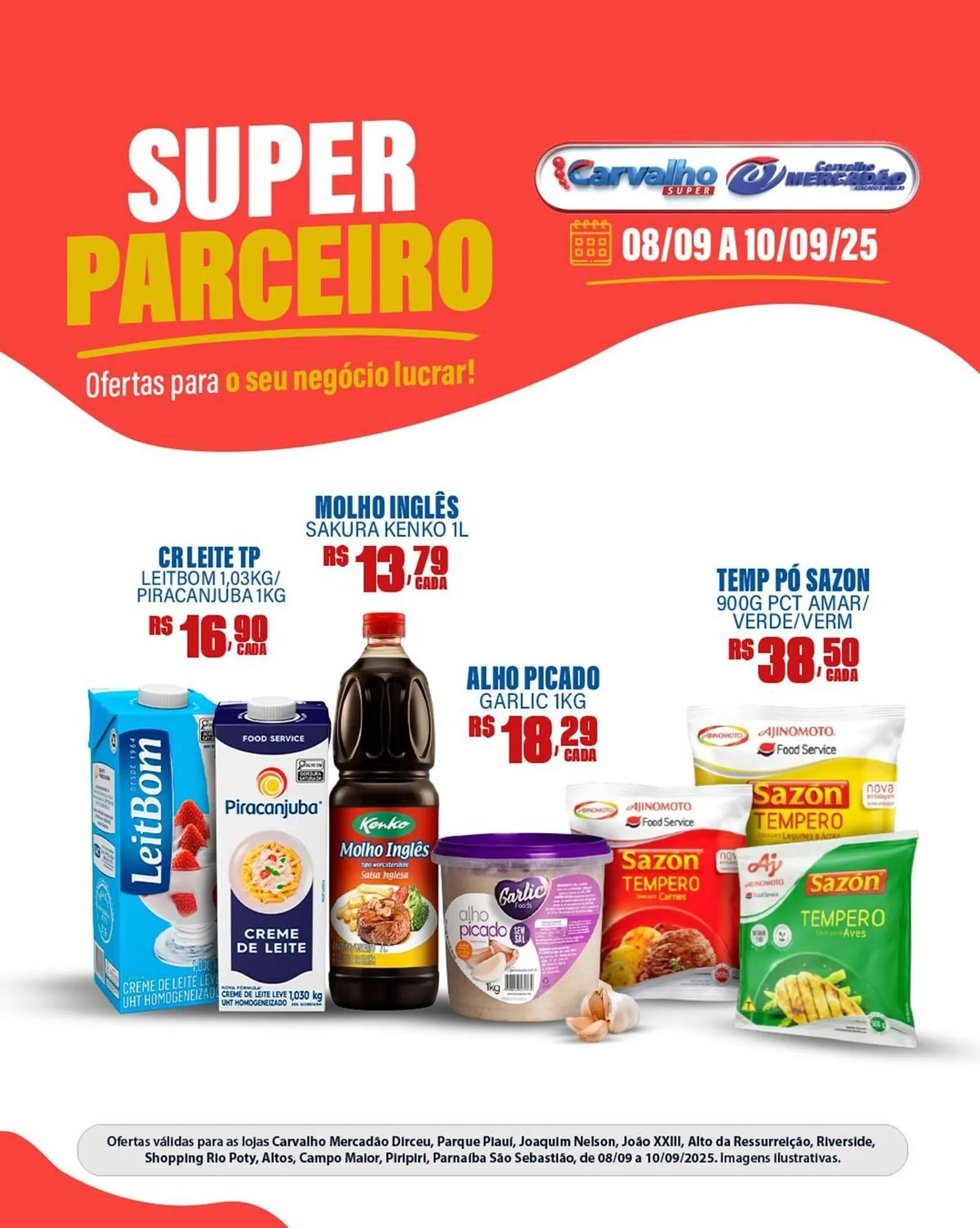 Encarte de Catálogo Carvalho Supermercado 9 de setembro até 10 de setembro 2025 - Pagina 1