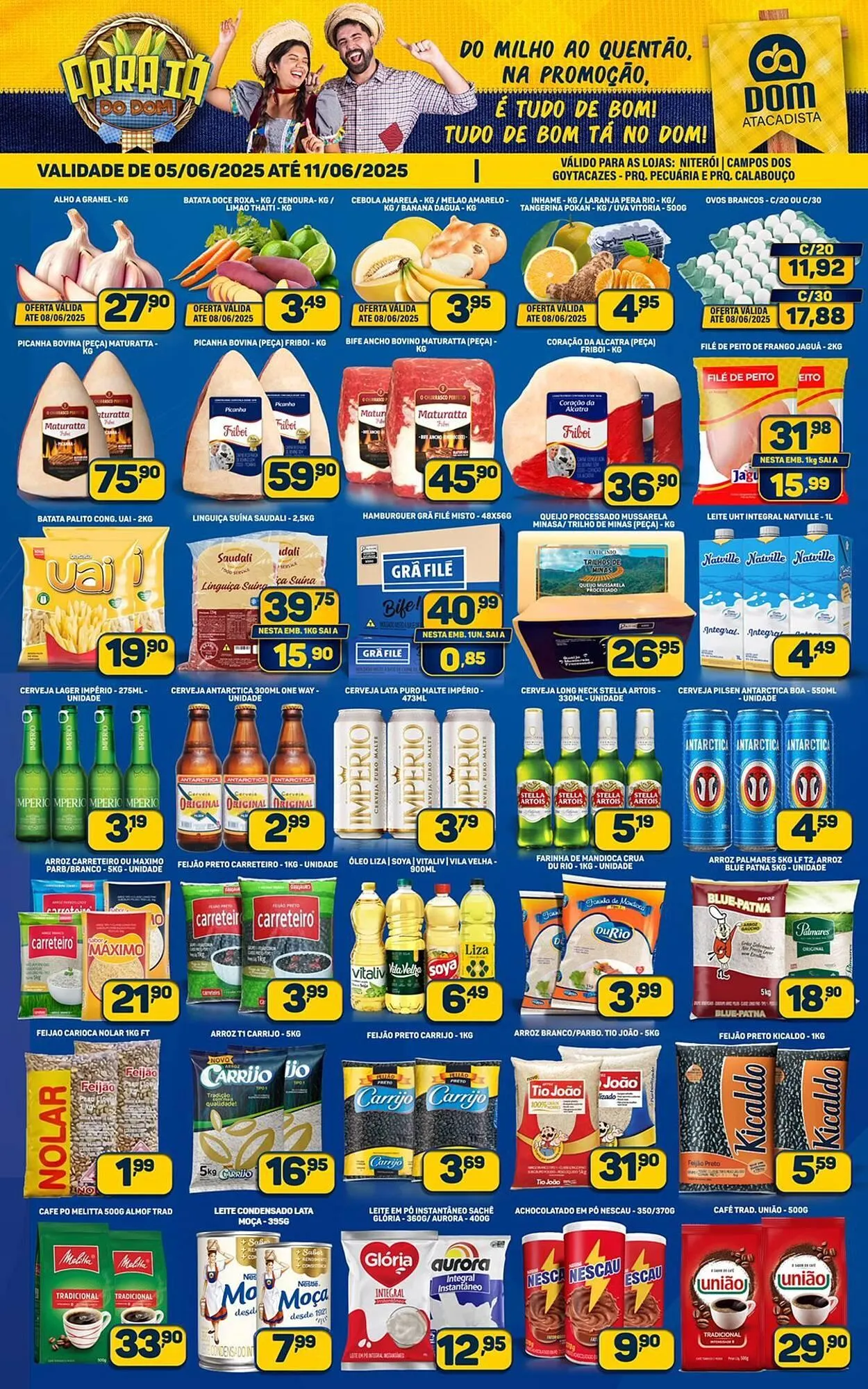 Encarte de Catálogo Dom Atacadista 5 de junho até 11 de junho 2025 - Pagina 1