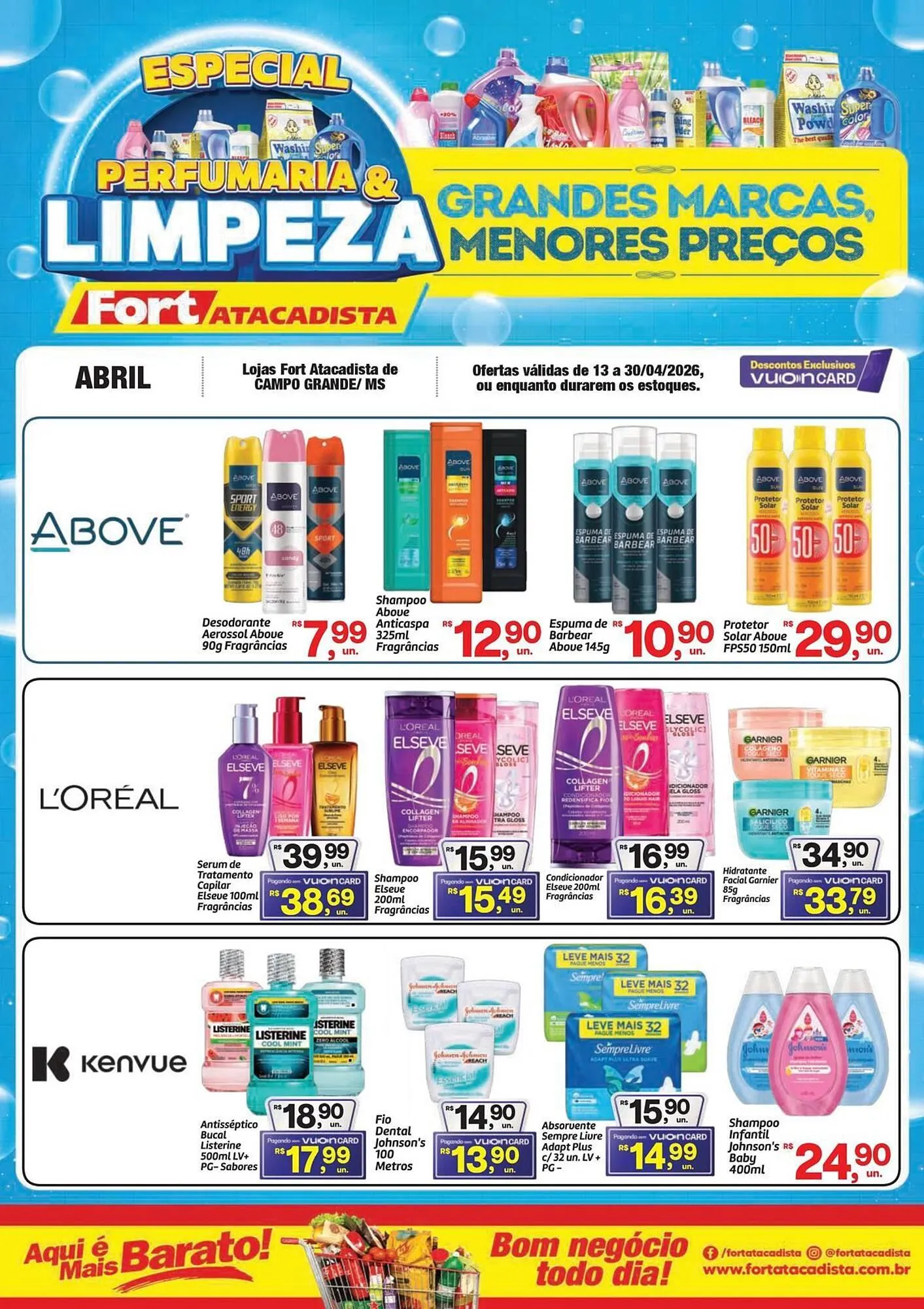 Encarte de Tabloide Fort Atacadista 13 de abril até 30 de abril 2026 - Pagina 1