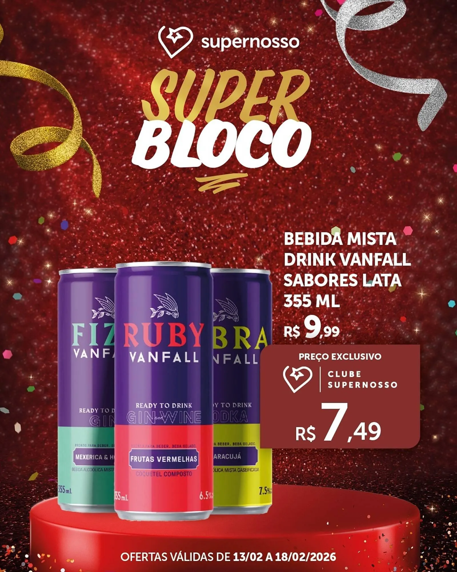 Encarte de Folheto Super Nosso 13 de fevereiro até 18 de fevereiro 2026 - Pagina 2