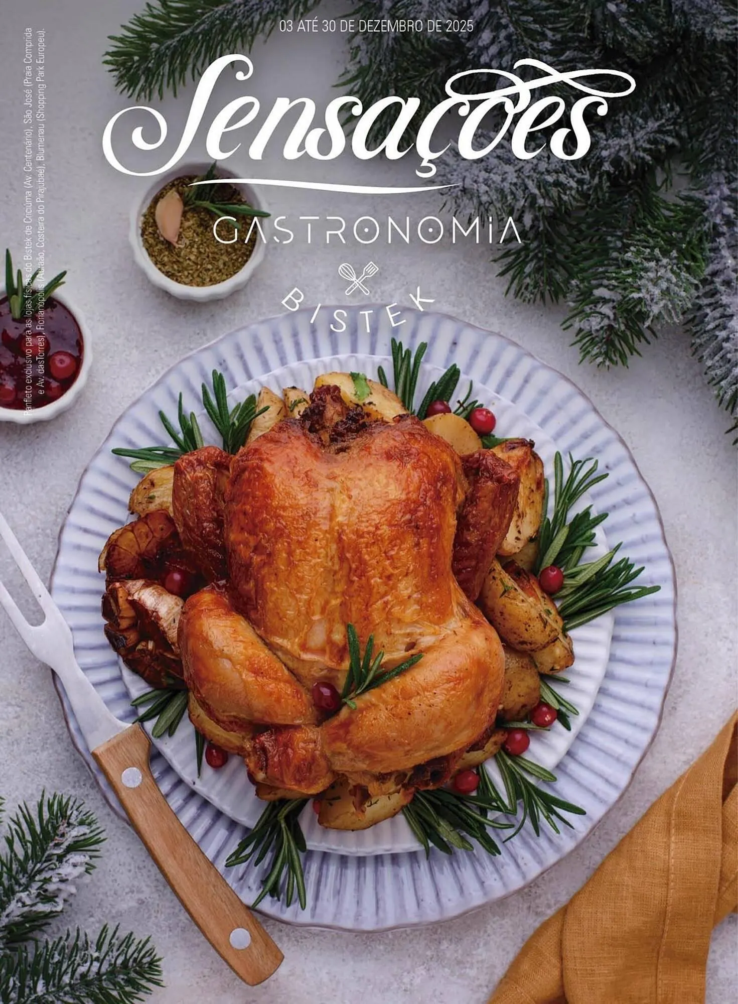 Encarte de Encarte Bistek Supermercados 18 de dezembro até 30 de dezembro 2025 - Pagina 1