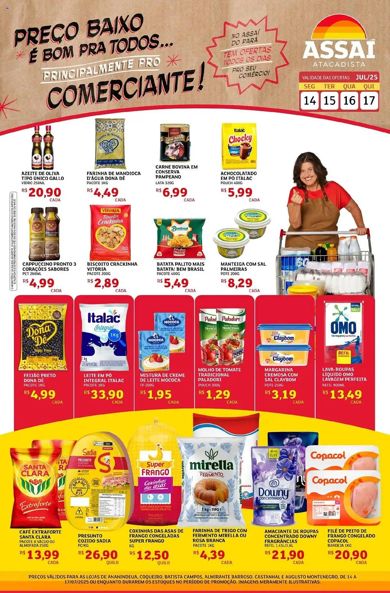 Encarte de Catálogo Assaí Atacadista 14 de julho até 17 de julho 2025 - Pagina 1