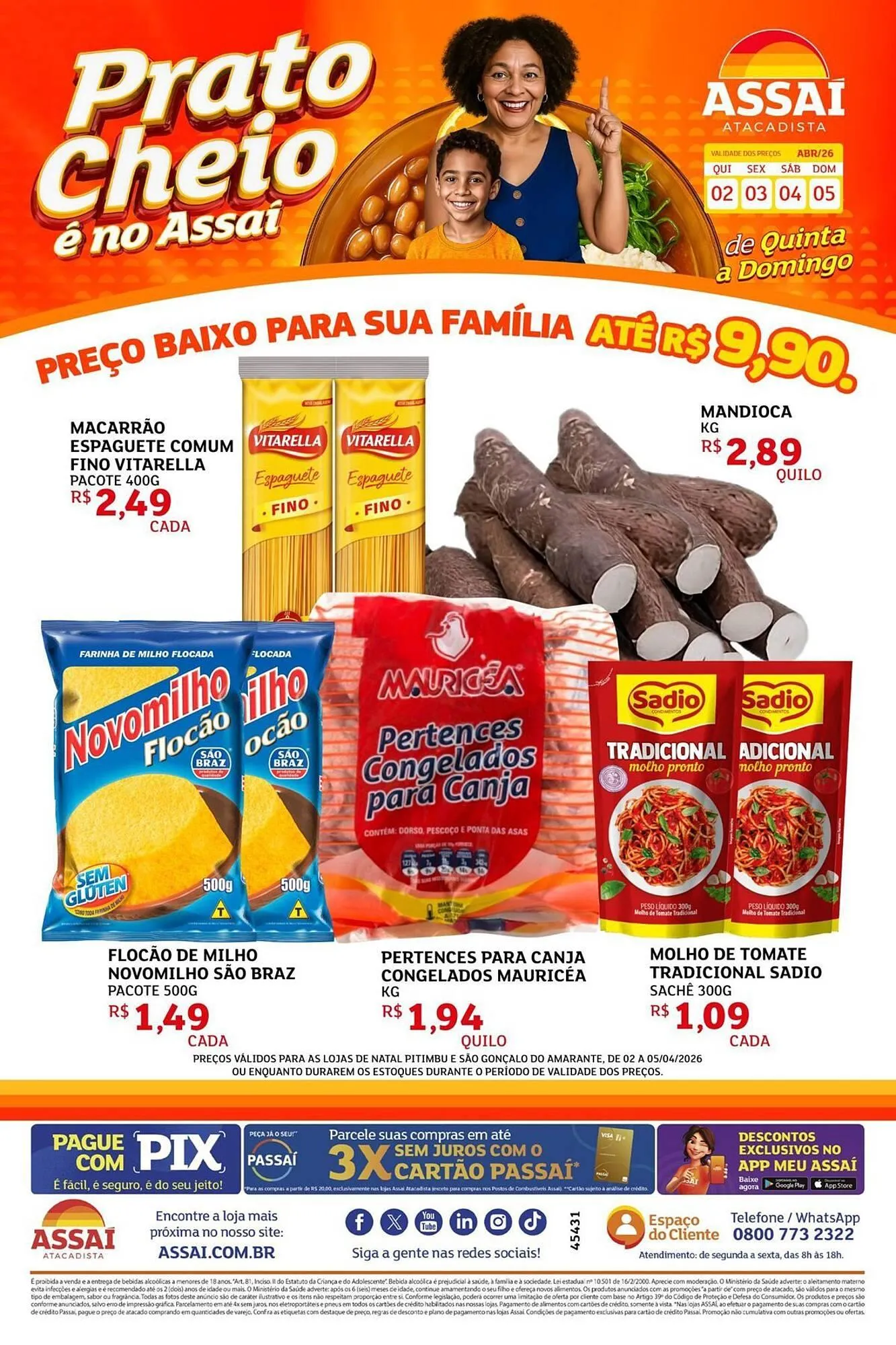 Encarte de Encarte Assaí Atacadista 2 de abril até 5 de abril 2026 - Pagina 1