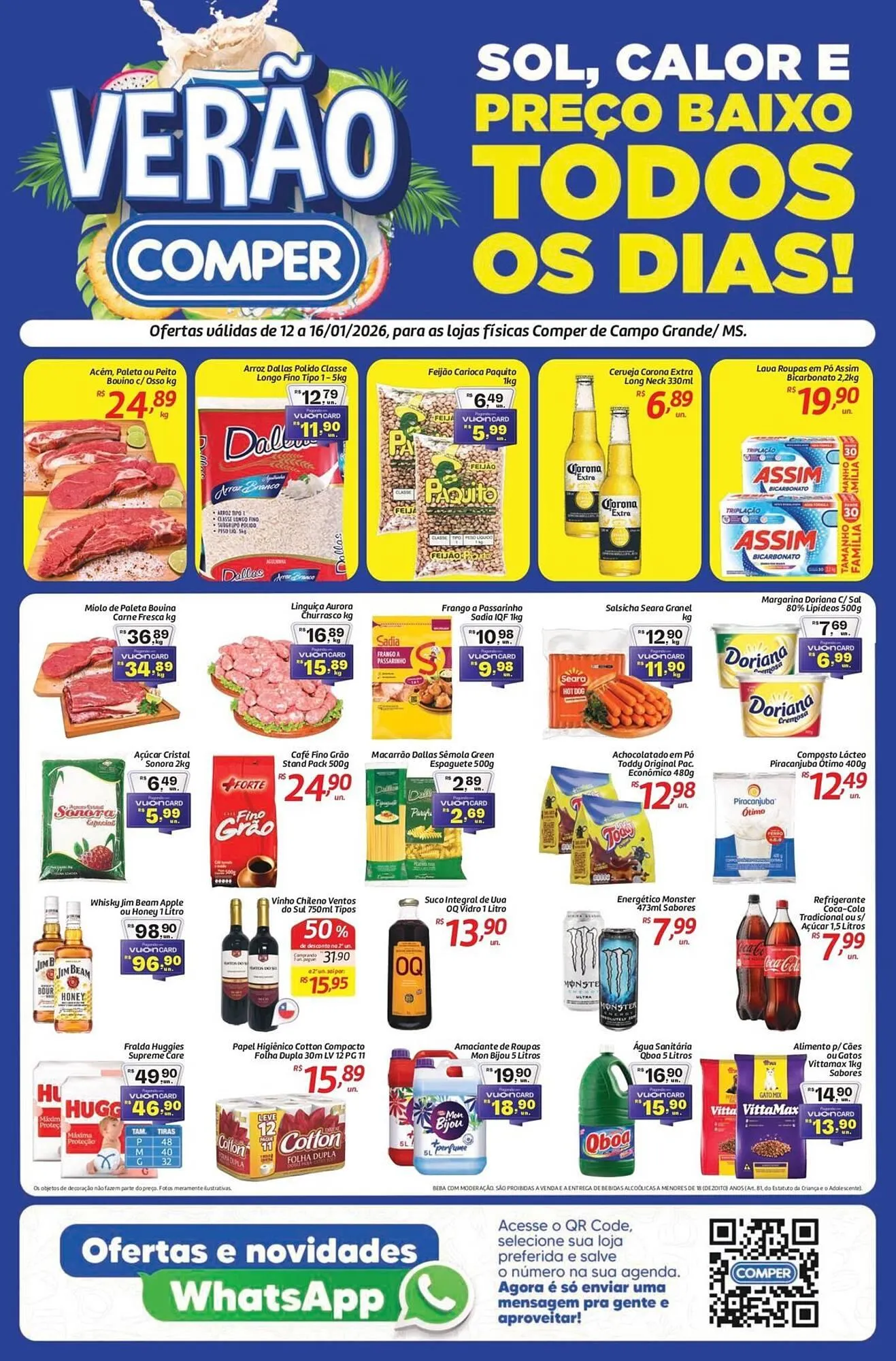 Encarte de Folheto Comper 12 de janeiro até 16 de janeiro 2026 - Pagina 1