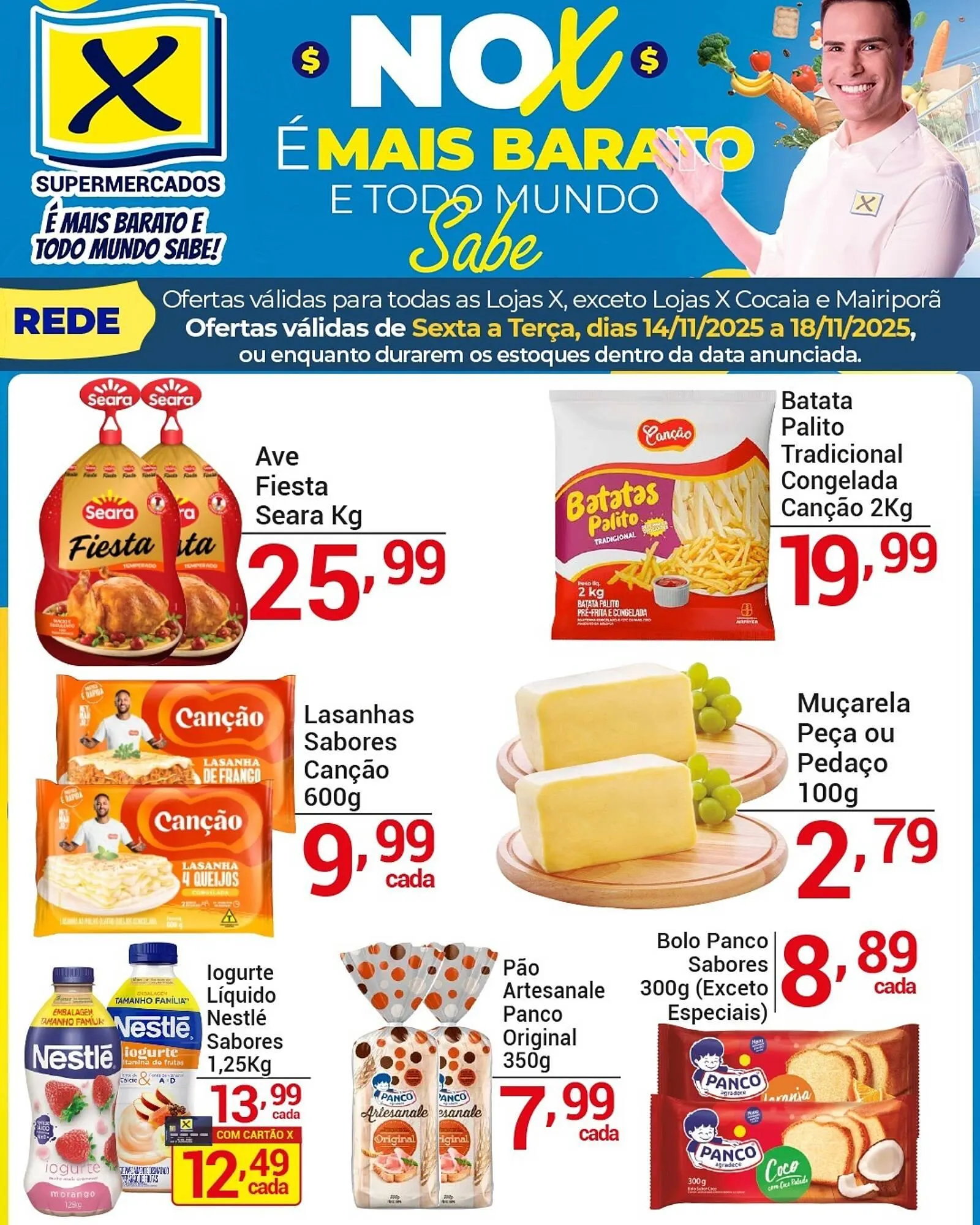 Encarte de Folheto X Supermercados 14 de novembro até 18 de novembro 2025 - Pagina 2