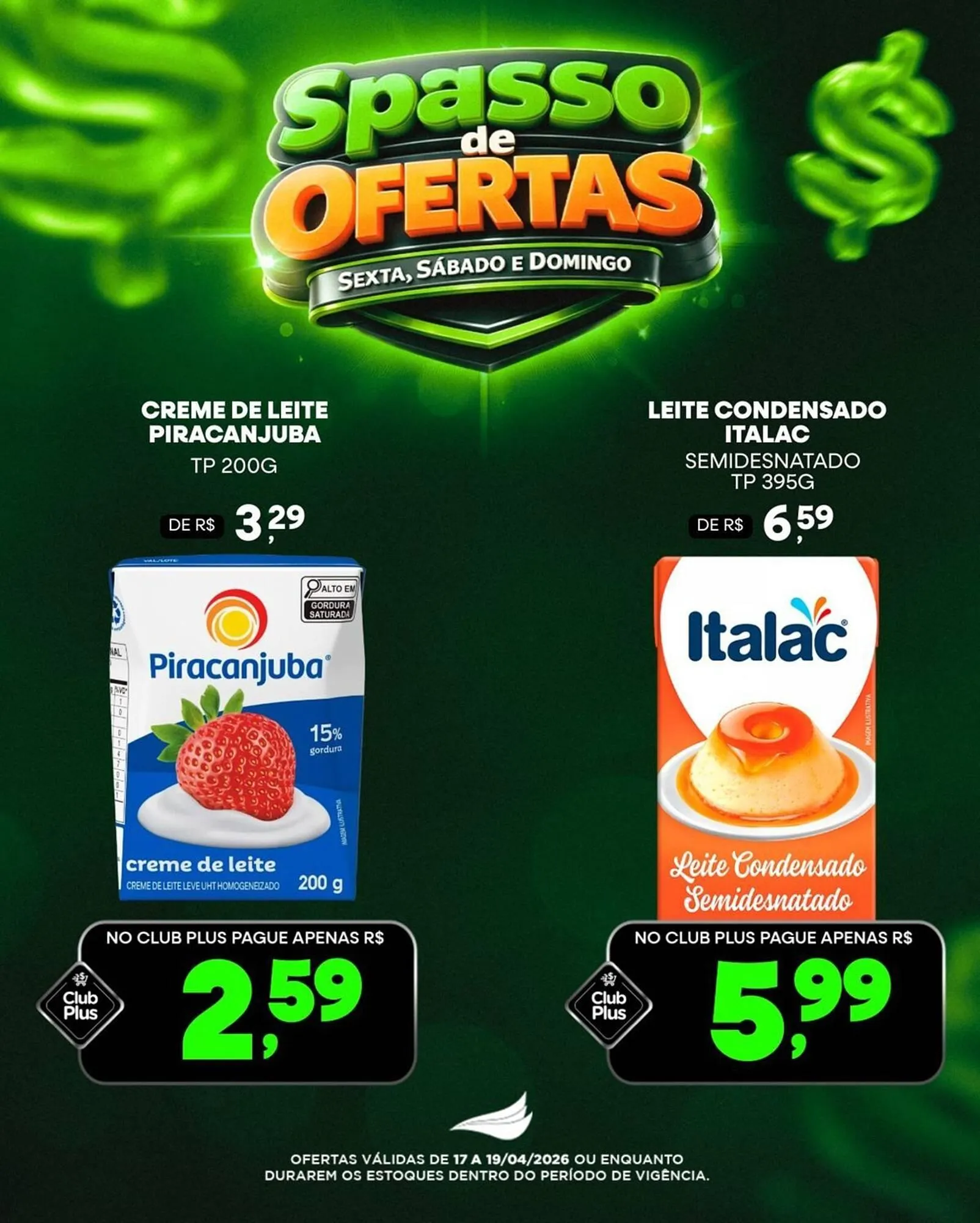 Encarte de Folheto Spasso Sabores 17 de abril até 19 de abril 2026 - Pagina 3