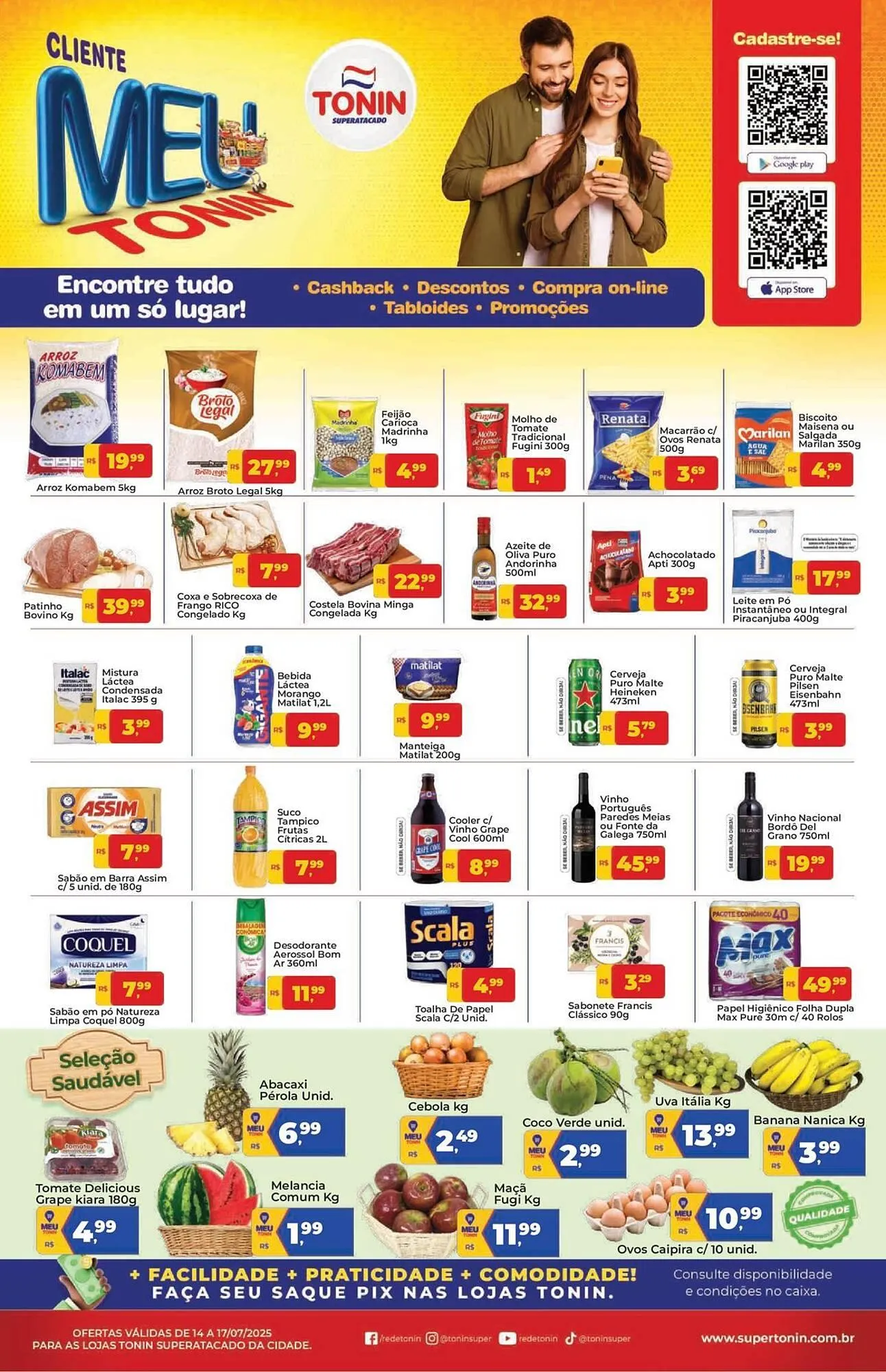 Encarte de Catálogo Tonin Superatacado 15 de julho até 17 de julho 2025 - Pagina 1