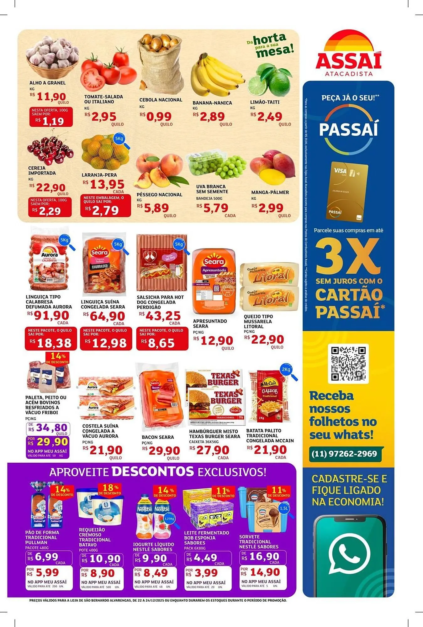 Encarte de Encarte Assaí Atacadista 22 de dezembro até 24 de dezembro 2025 - Pagina 3