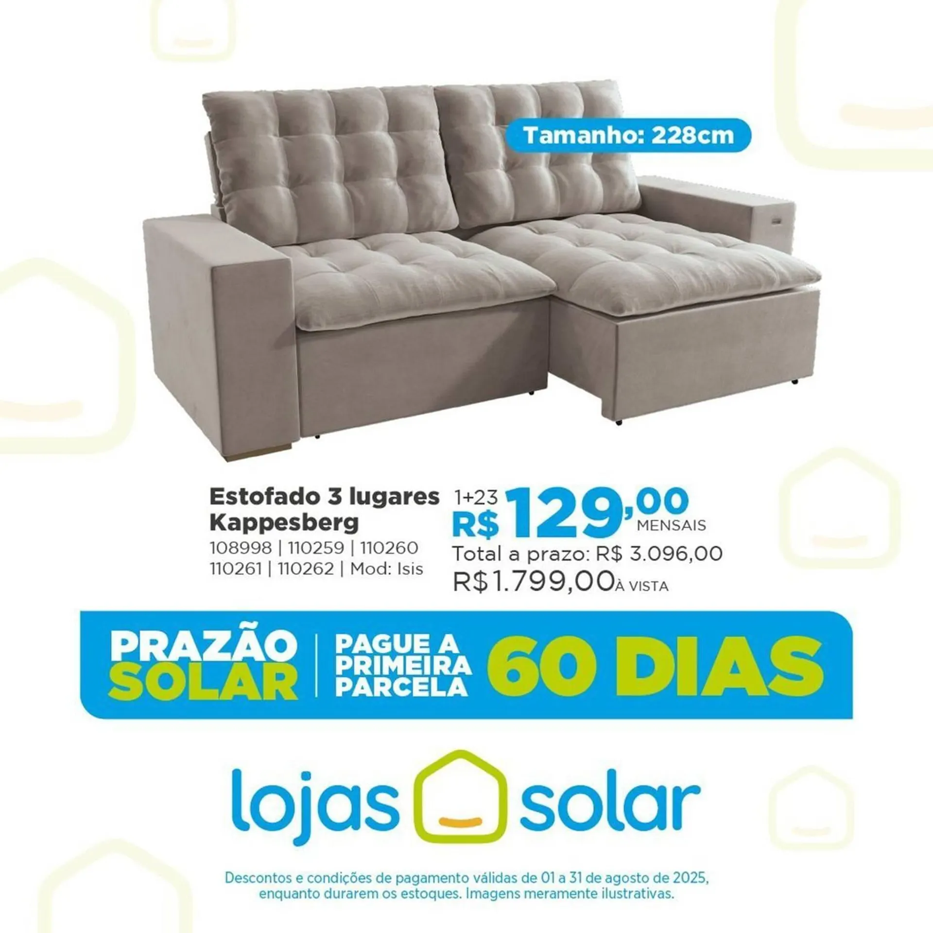 Encarte de Catálogo Lojas Solar 1 de agosto até 31 de agosto 2025 - Pagina 2