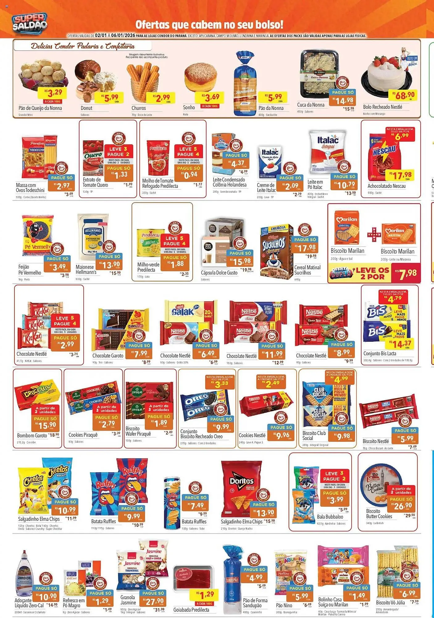 Encarte de Catálogo Supermercados Condor 3 de janeiro até 6 de janeiro 2026 - Pagina 2