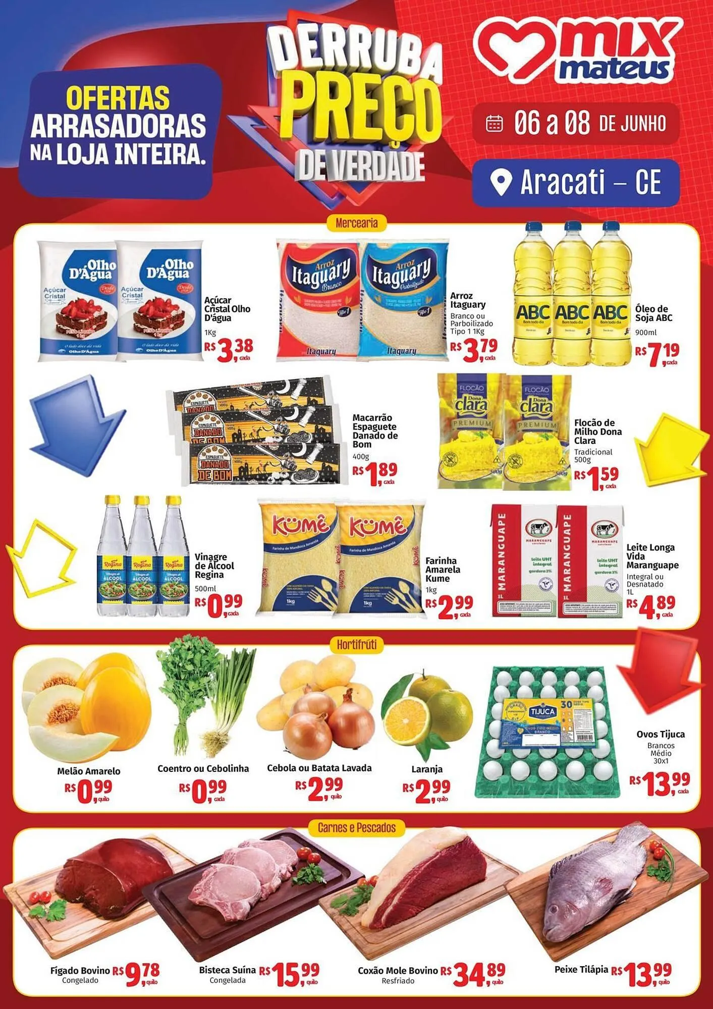 Encarte de Catálogo Supermercados Mateus 6 de junho até 8 de junho 2025 - Pagina 1