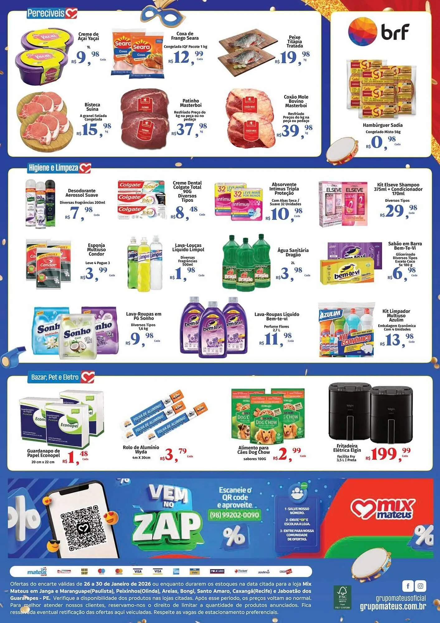 Encarte de Catálogo Supermercados Mateus 26 de janeiro até 30 de janeiro 2026 - Pagina 2
