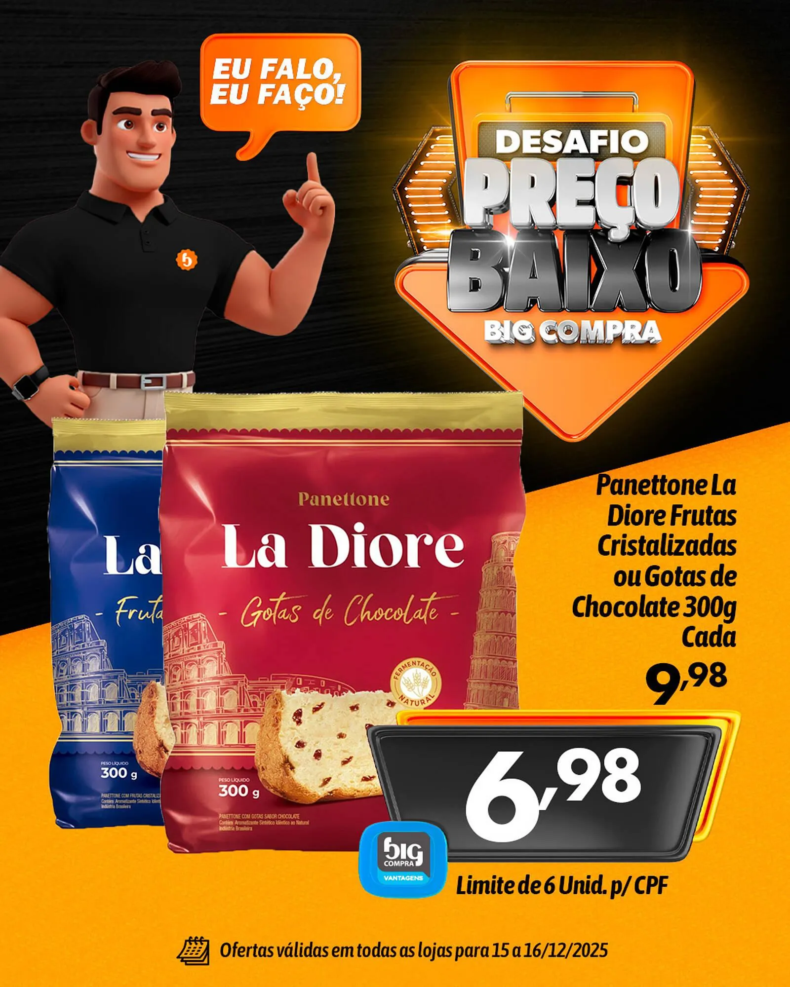 Encarte de Catálogo Supermercados Big Compra 15 de dezembro até 16 de dezembro 2025 - Pagina 4