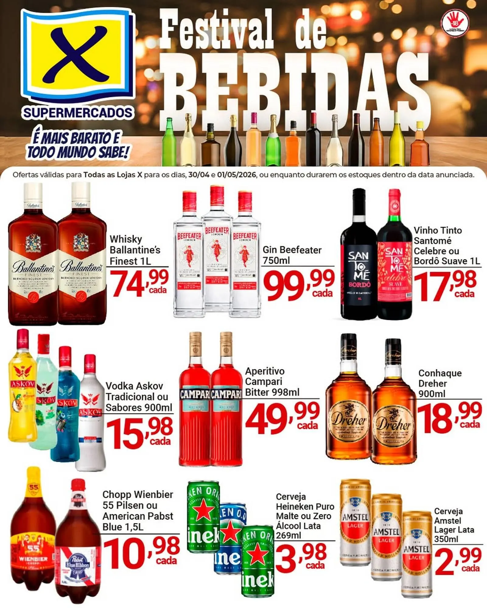 Encarte de Folheto X Supermercados 30 de abril até 3 de maio 2026 - Pagina 2