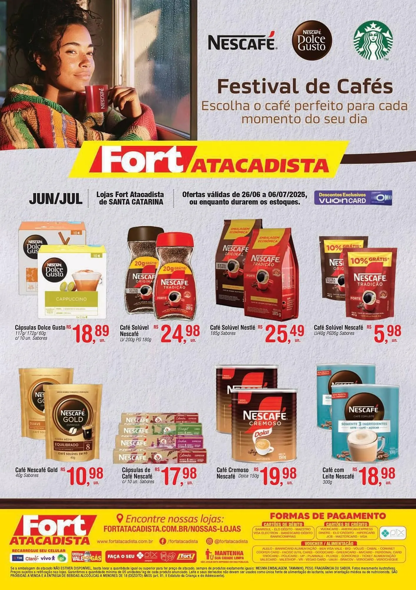 Encarte de Catálogo Fort Atacadista 26 de junho até 6 de julho 2025 - Pagina 1