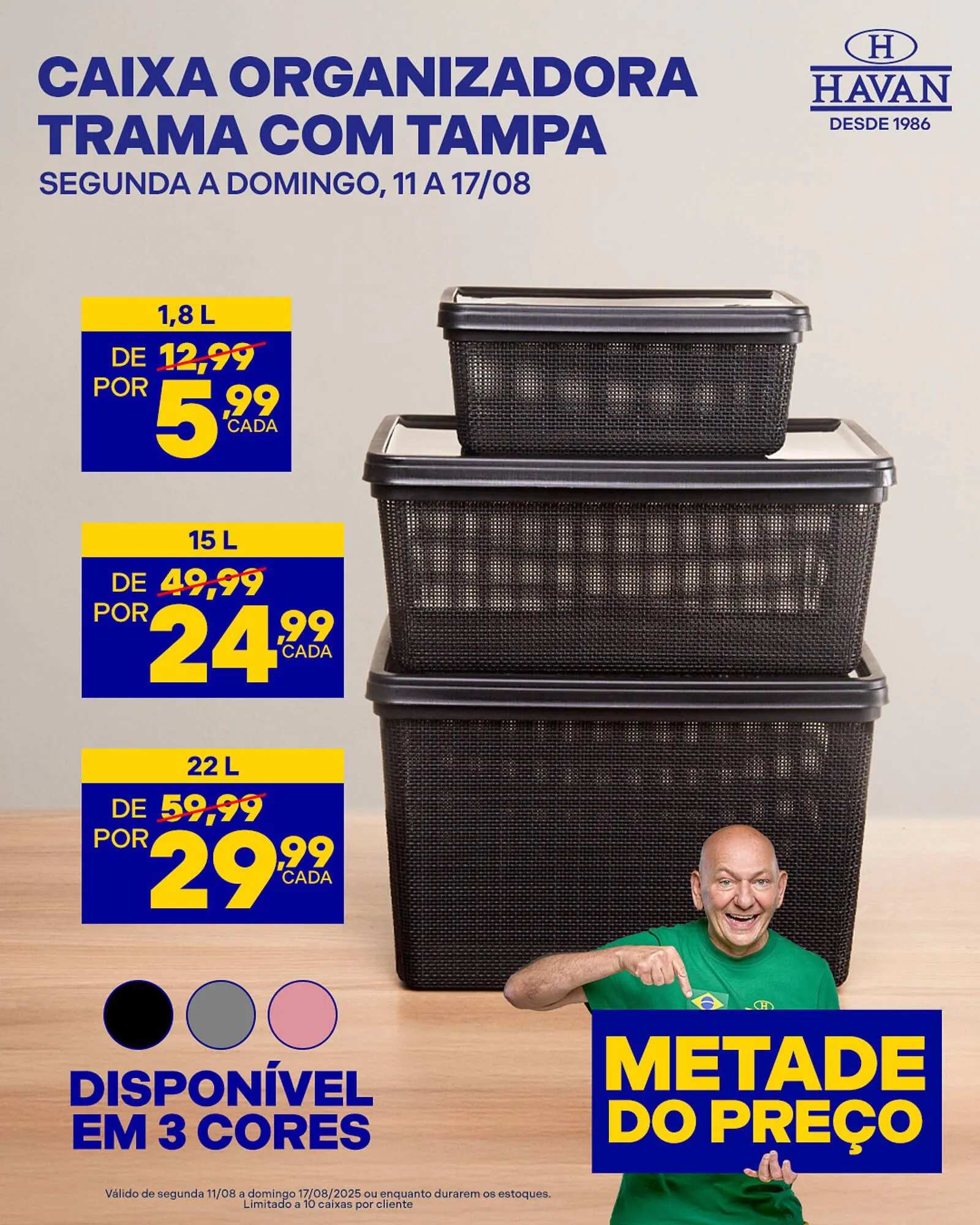 Encarte de Catálogo Lojas Havan 11 de agosto até 17 de agosto 2025 - Pagina 1