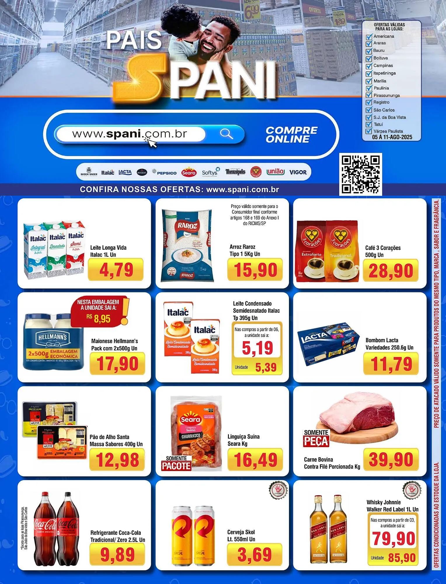 Encarte de Catálogo Spani Atacadista 5 de agosto até 12 de agosto 2025 - Pagina 1