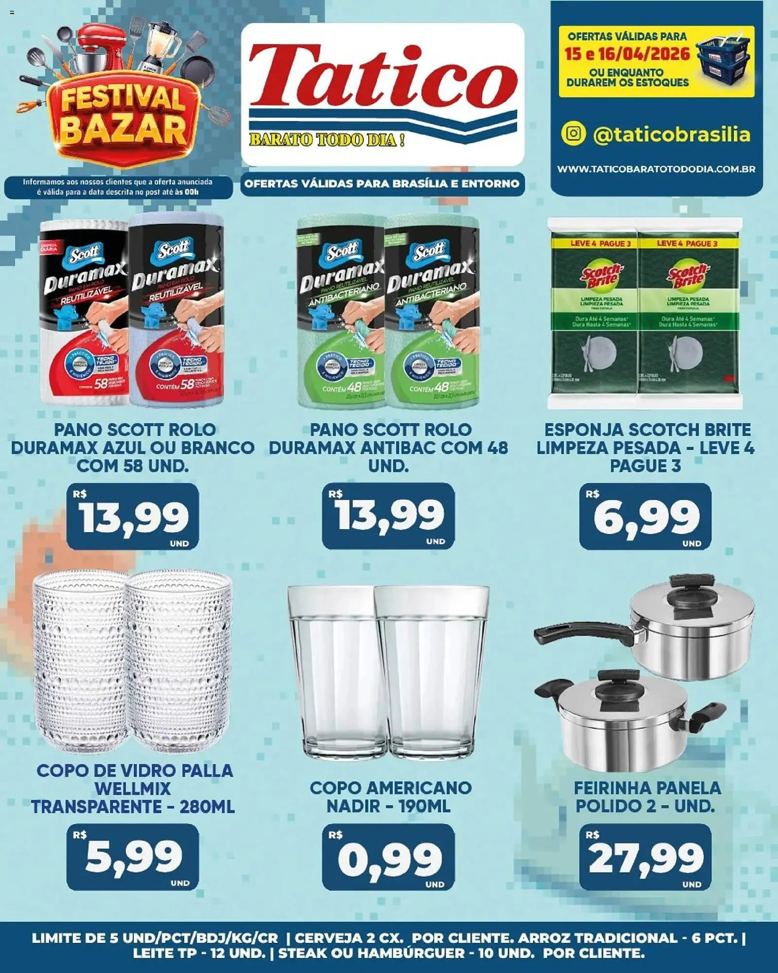 Encarte de Tabloide Tatico 16 de abril até 19 de abril 2026 - Pagina 49