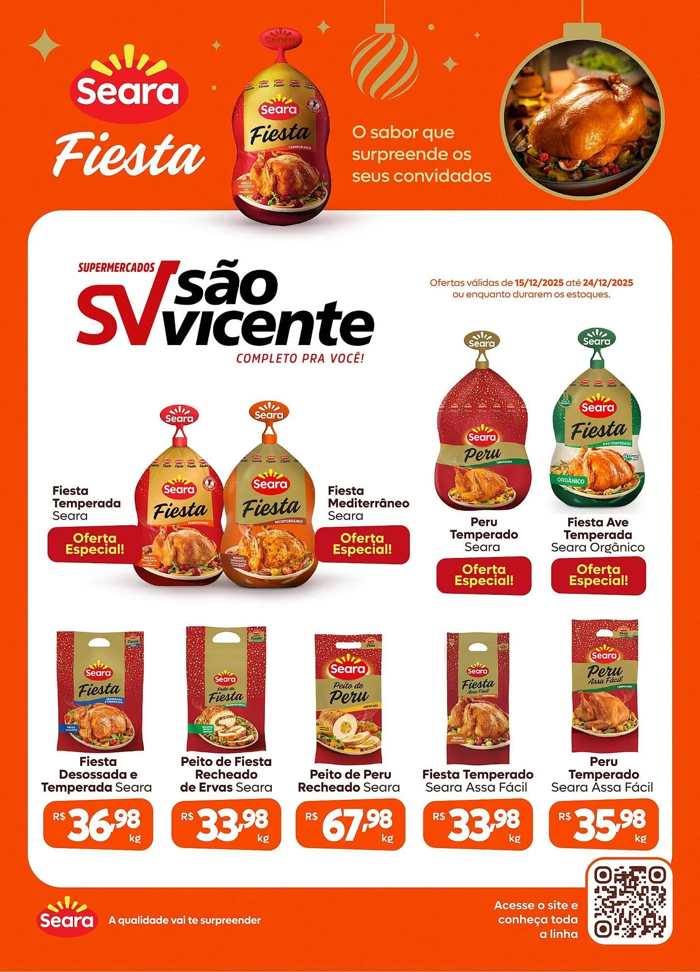 Encarte de Catálogo Supermercados São Vicente 3 de dezembro até 24 de dezembro 2025 - Pagina 1