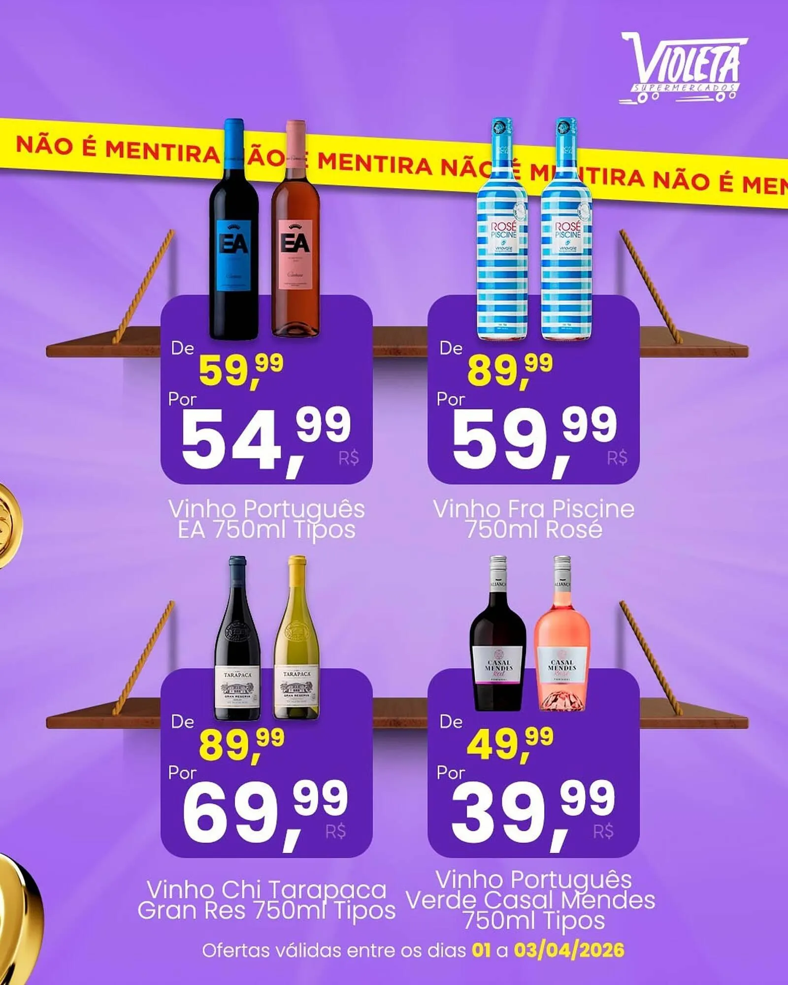 Encarte de Catálogo Violeta Supermercados 1 de abril até 3 de abril 2026 - Pagina 2
