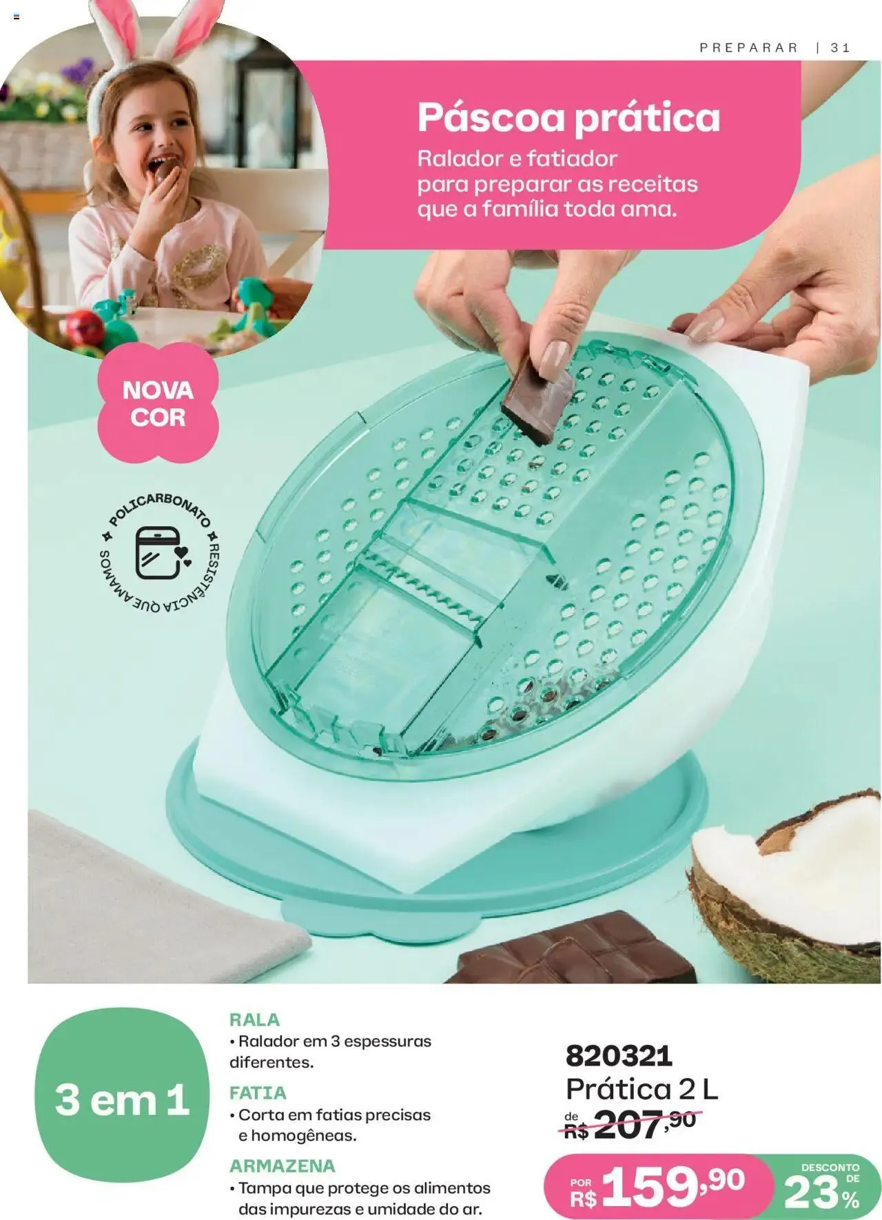 Encarte de Tupperware - Catálogo Vitrine 03 1 de março até 31 de março 2025 - Pagina 31