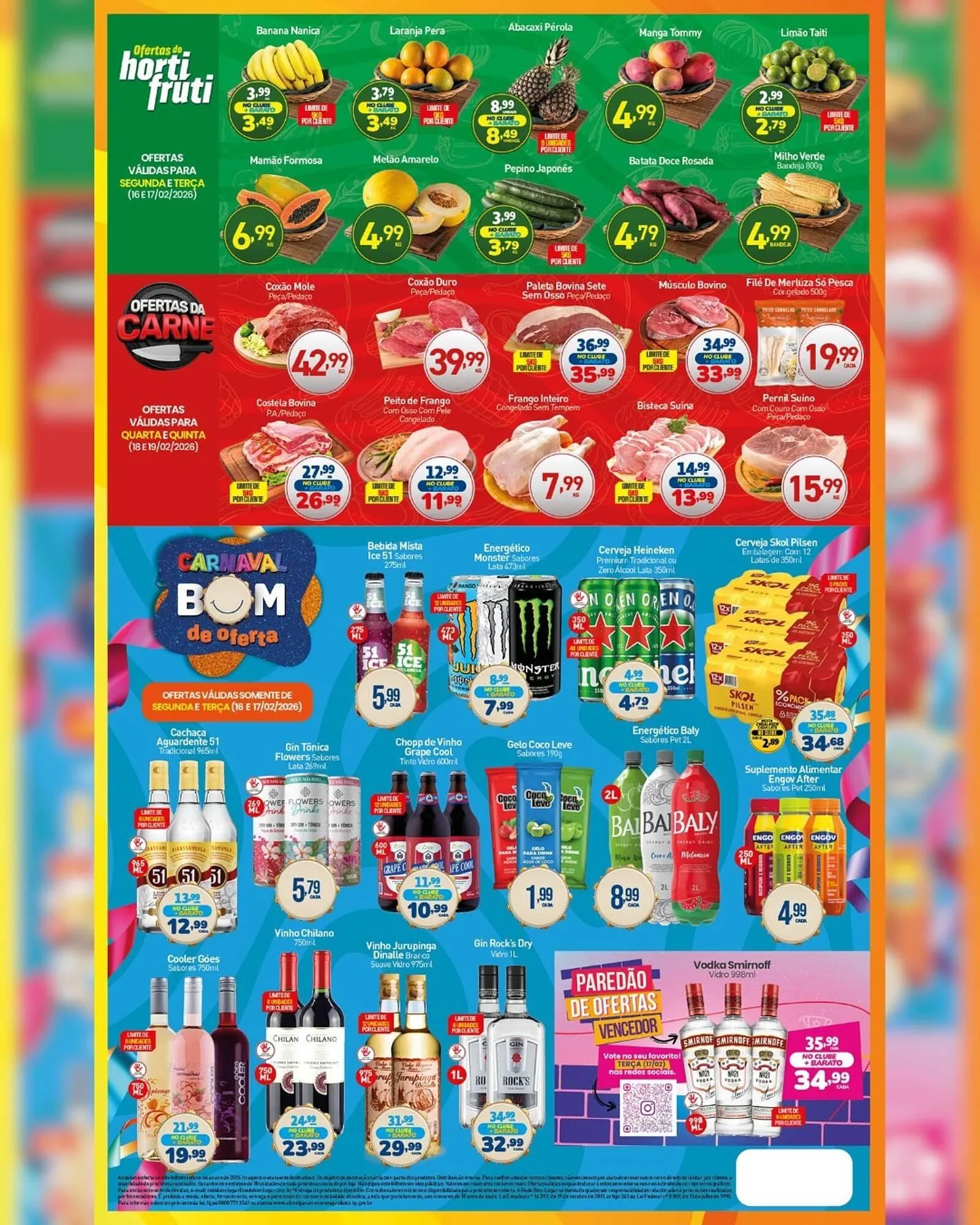 Encarte de Folheto Rede Bom Lugar 16 de fevereiro até 19 de fevereiro 2026 - Pagina 5