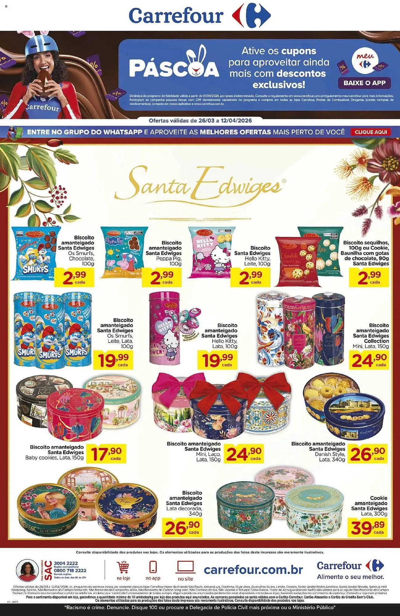Encarte de Folheto Carrefour 26 de março até 12 de abril 2026 - Pagina 1