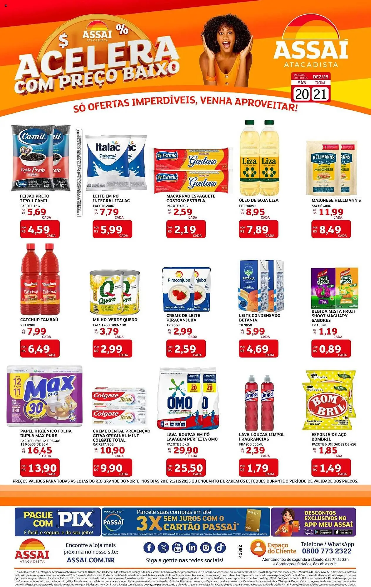 Encarte de Encarte Assaí Atacadista 20 de dezembro até 21 de dezembro 2025 - Pagina 1