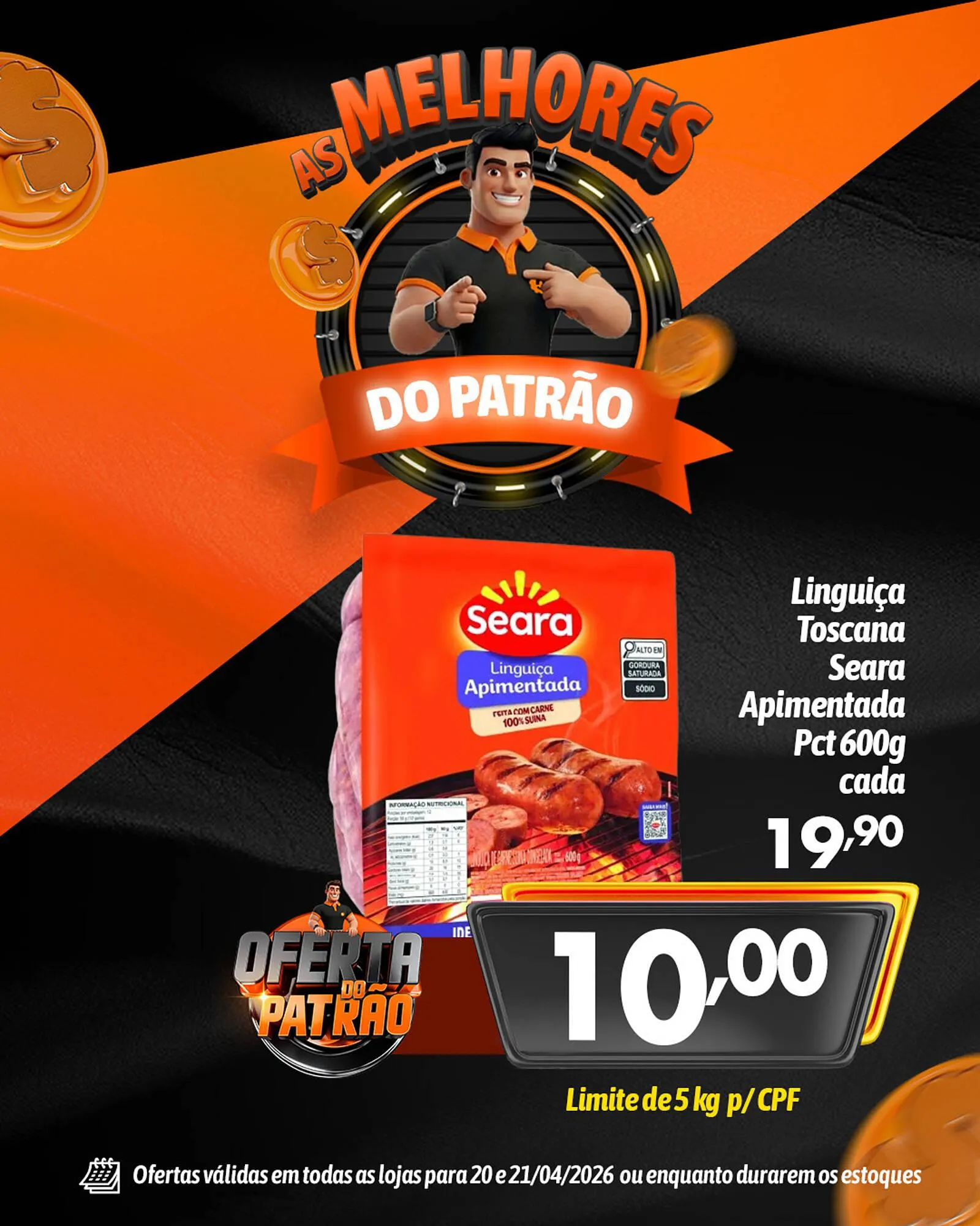 Encarte de Catálogo Supermercados Big Compra 20 de abril até 21 de abril 2026 - Pagina 3