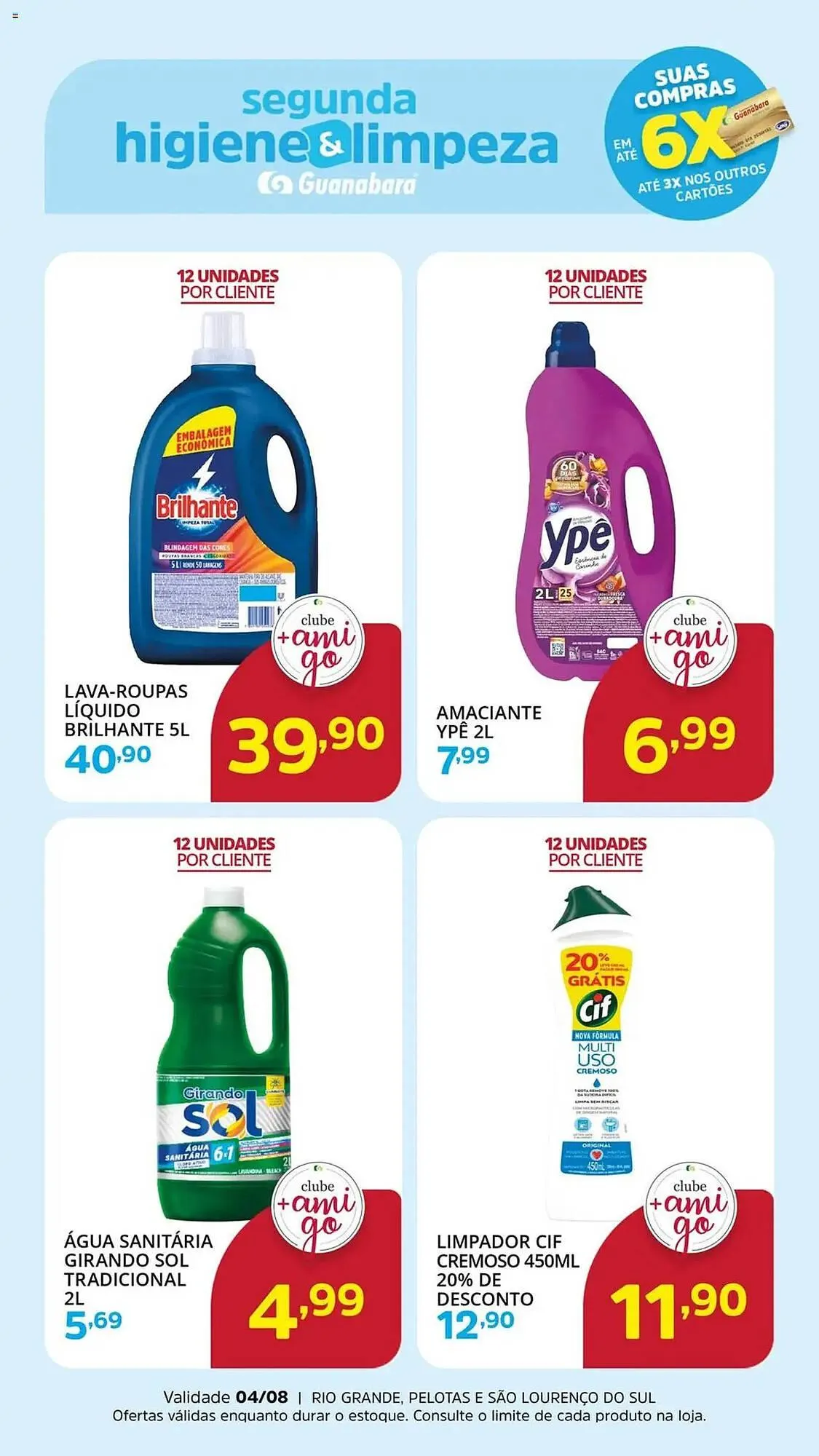 Encarte de Catálogo Supermercados Guanabara 4 de agosto até 4 de agosto 2025 - Pagina 2