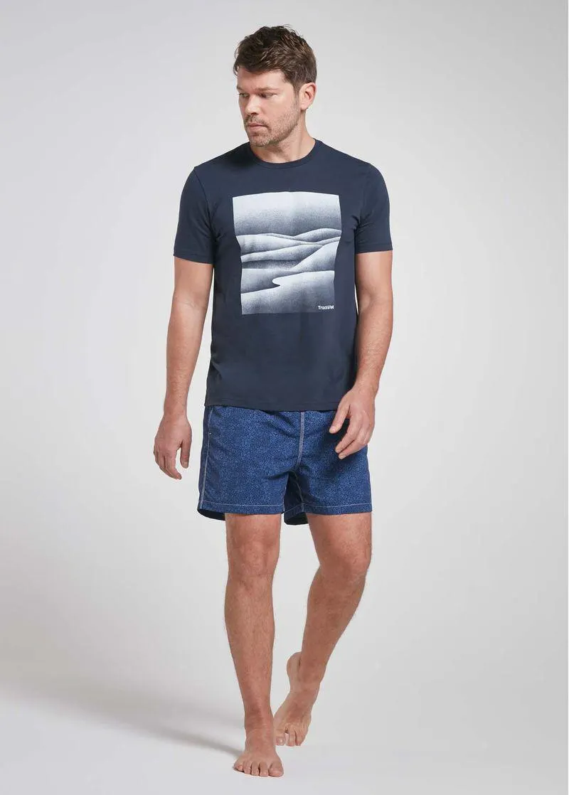 Shorts Masculino Beach Médio Estampado