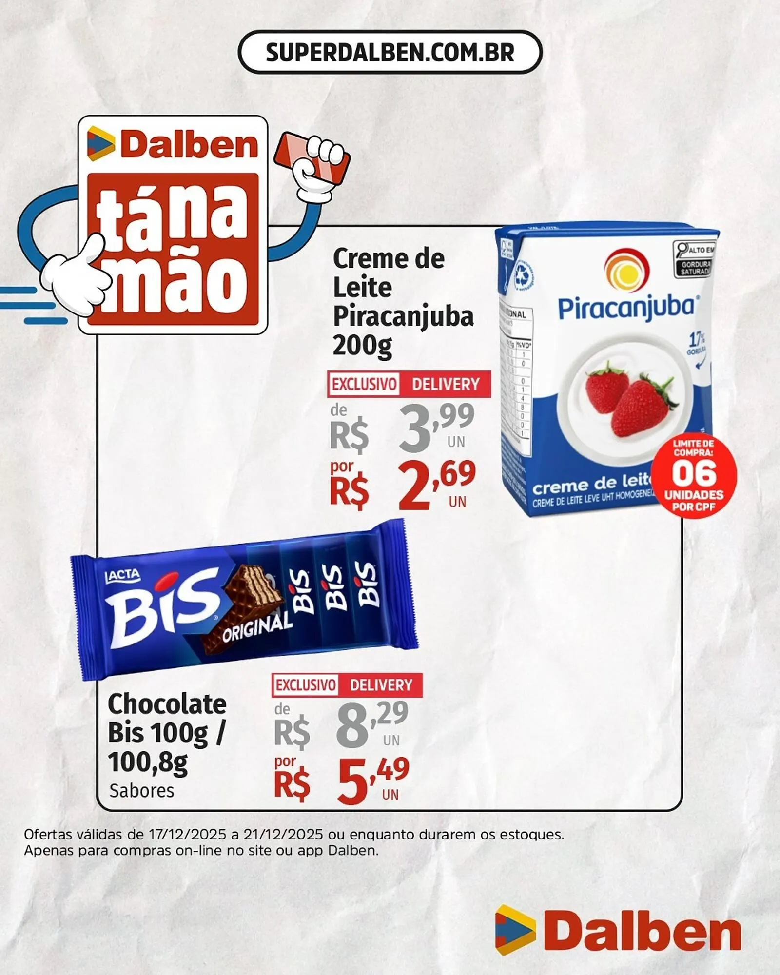 Encarte de Catálogo Supermercado Dalben 17 de dezembro até 21 de dezembro 2025 - Pagina 5