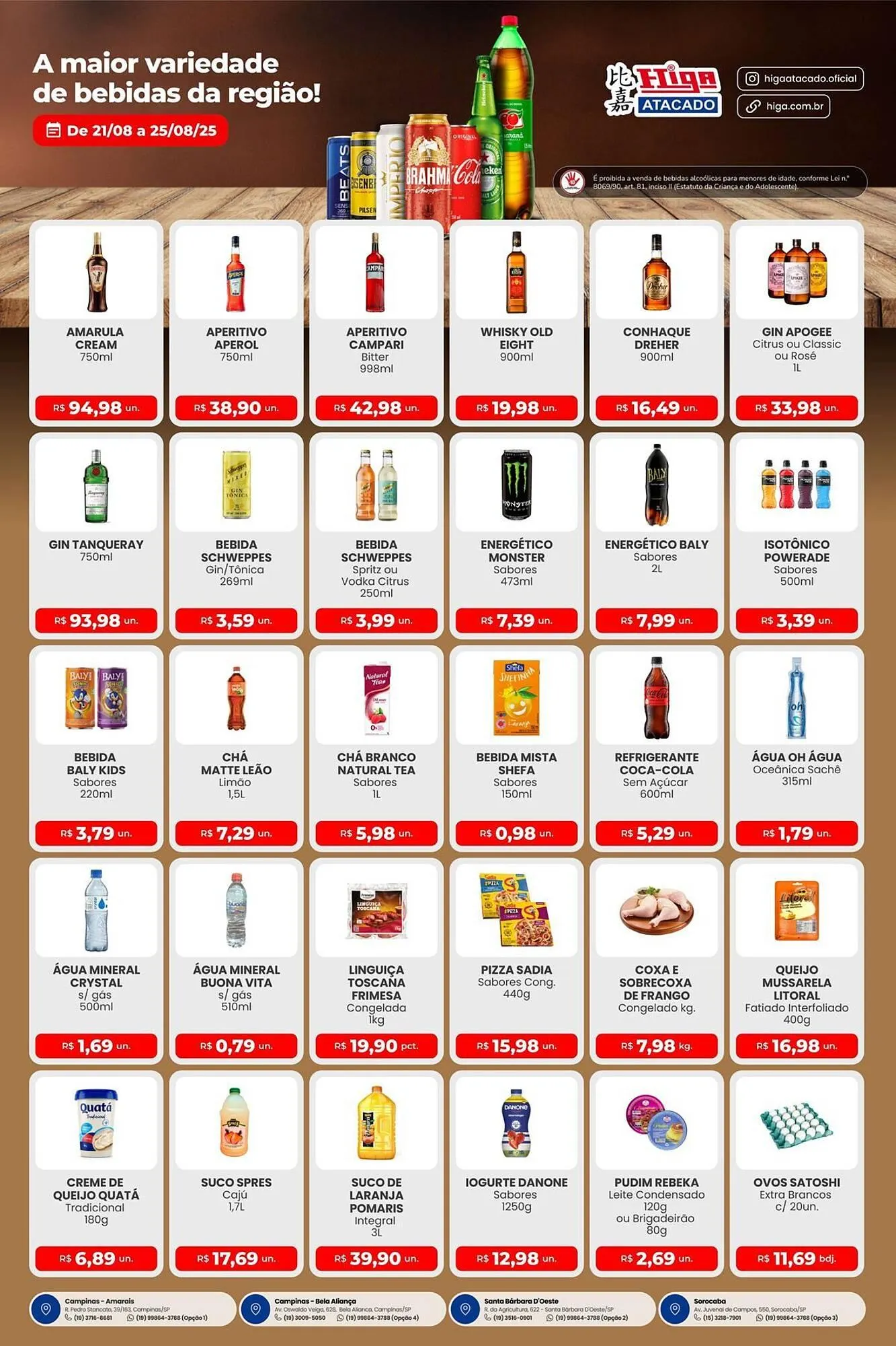 Encarte de Catálogo Higa Atacado 21 de agosto até 25 de agosto 2025 - Pagina 3