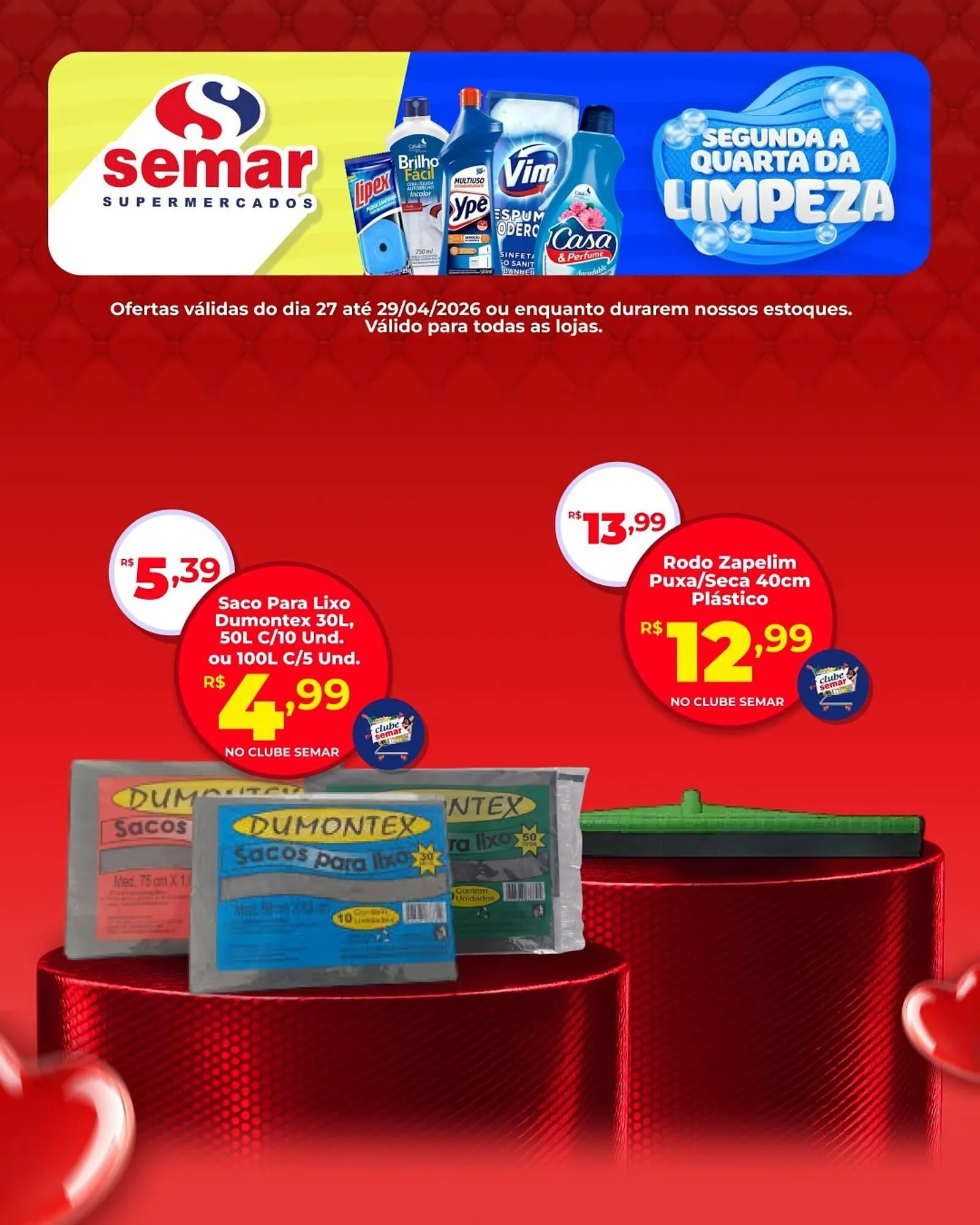 Encarte de Folheto Semar Supermercado 27 de abril até 29 de abril 2026 - Pagina 3