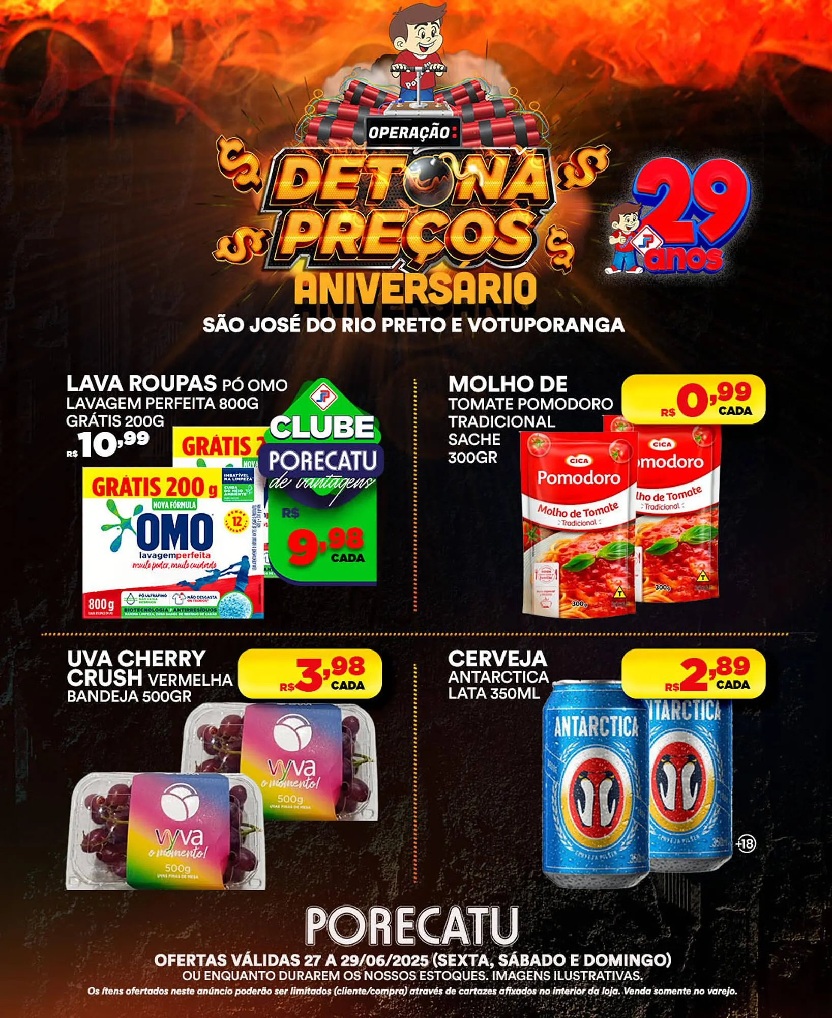 Encarte de Catálogo Supermercado Porecatu 27 de junho até 29 de junho 2025 - Pagina 2