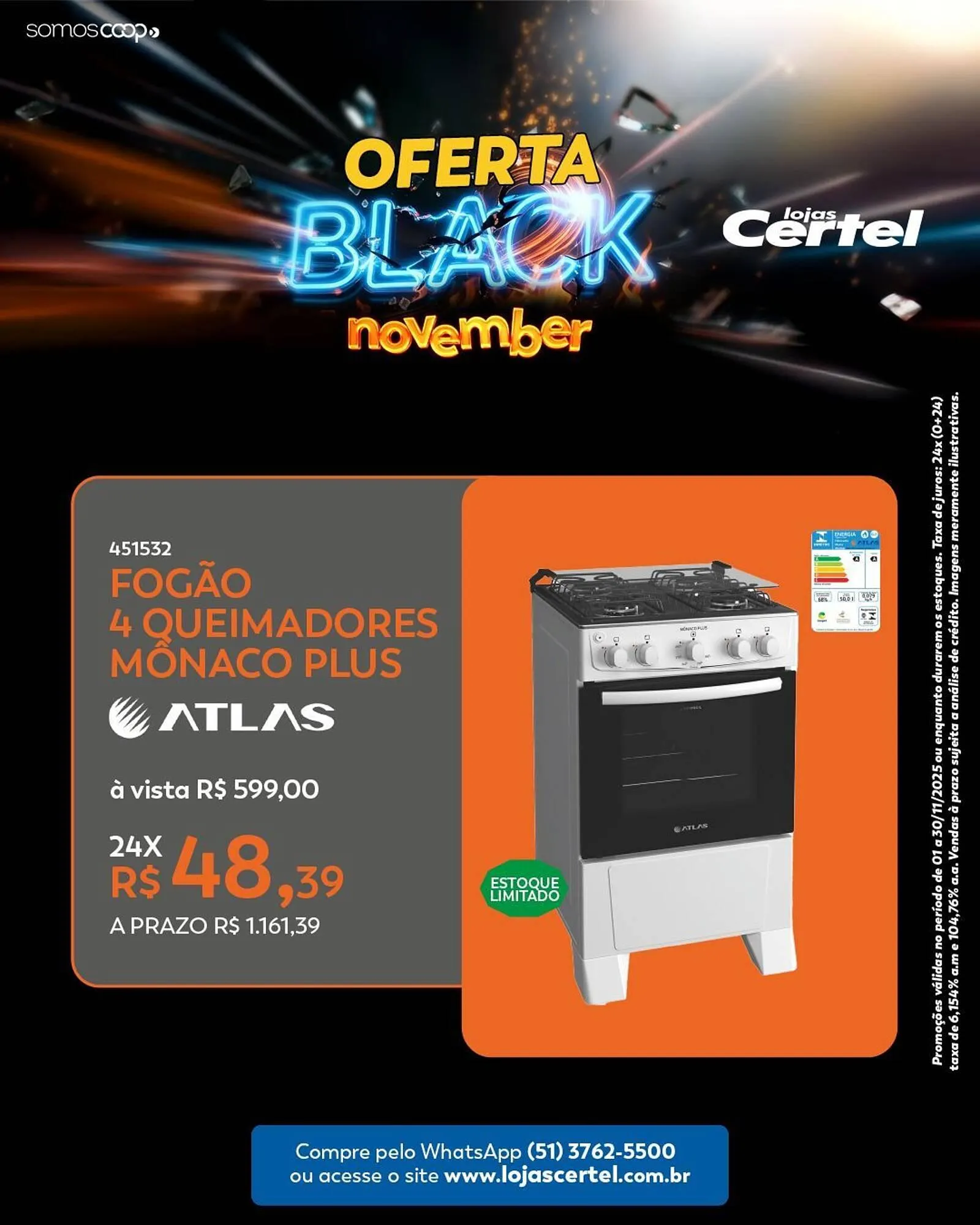 Encarte de Folheto Lojas Certel 5 de novembro até 30 de novembro 2025 - Pagina 4