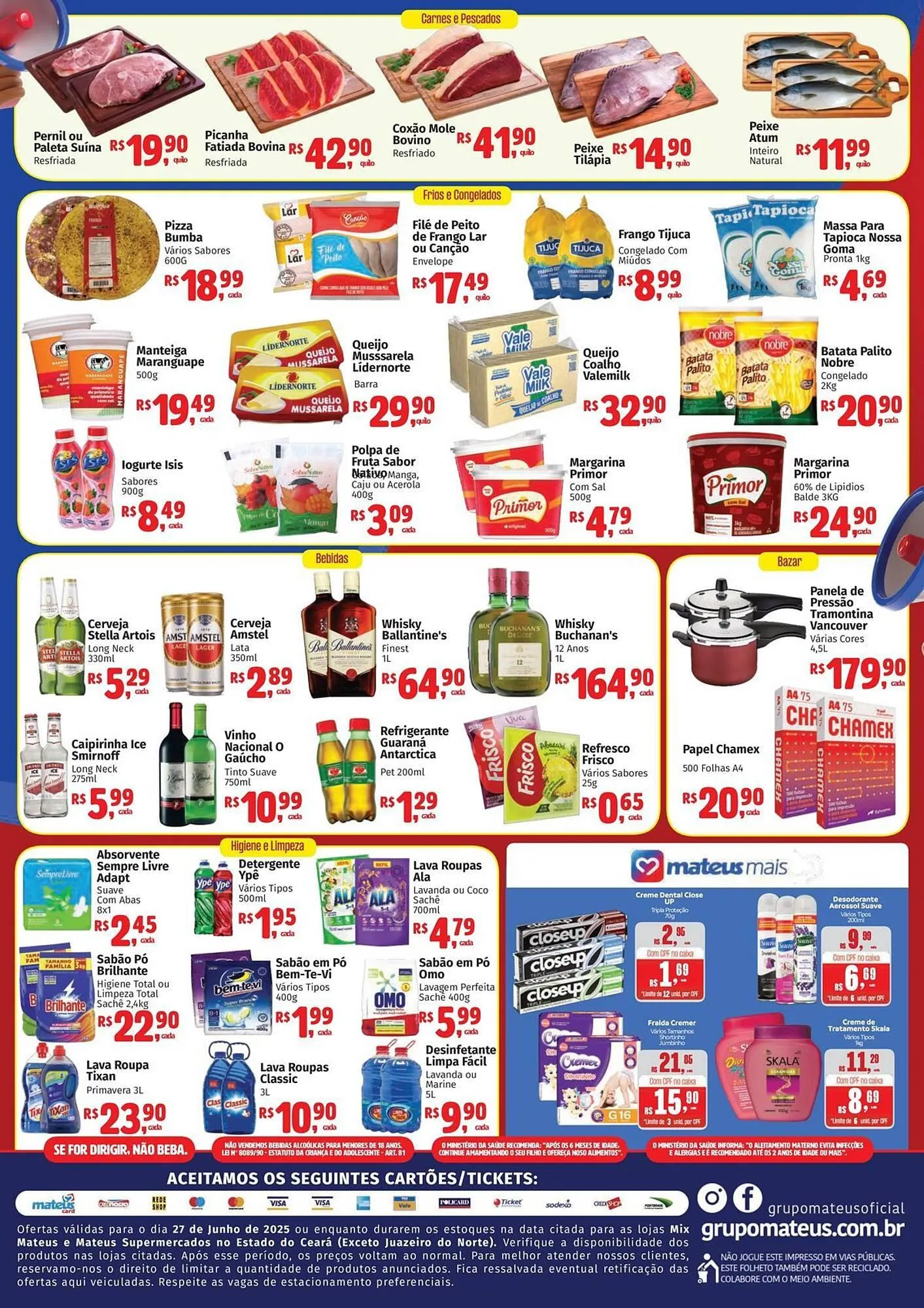 Encarte de Catálogo Supermercados Mateus 27 de junho até 27 de junho 2025 - Pagina 2