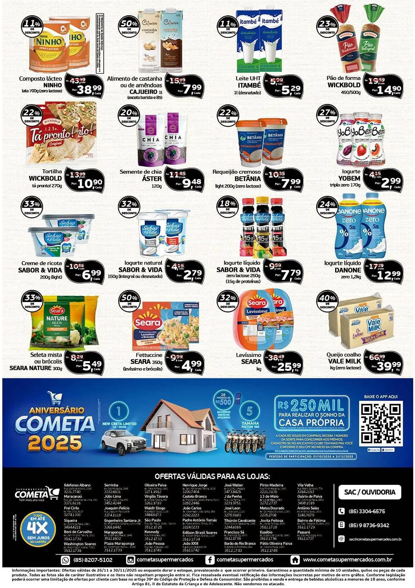 Encarte de Encarte Cometa Supermercados 26 de novembro até 30 de novembro 2025 - Pagina 2