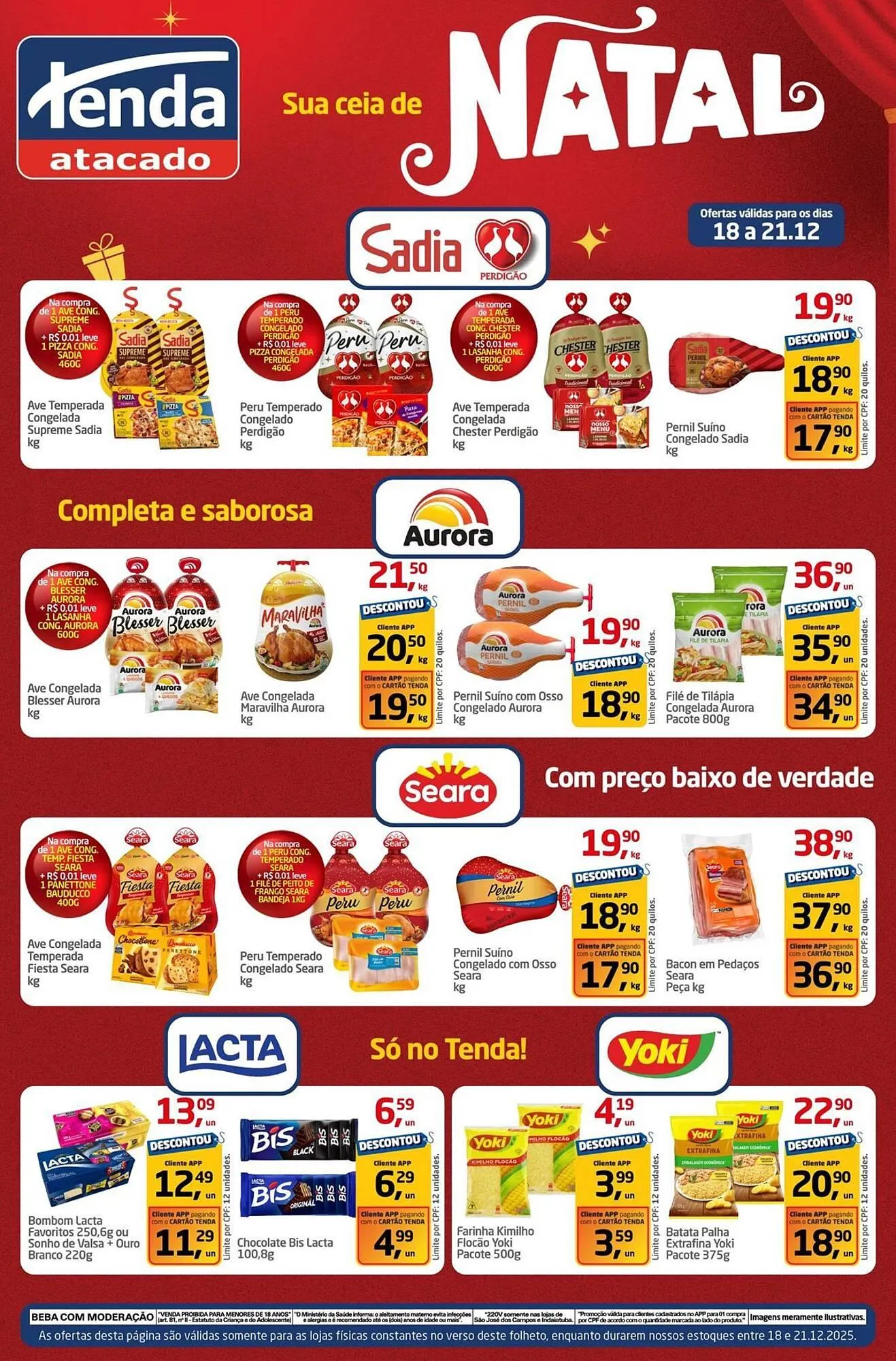 Encarte de Folheto Tenda Atacado 18 de dezembro até 21 de dezembro 2025 - Pagina 2