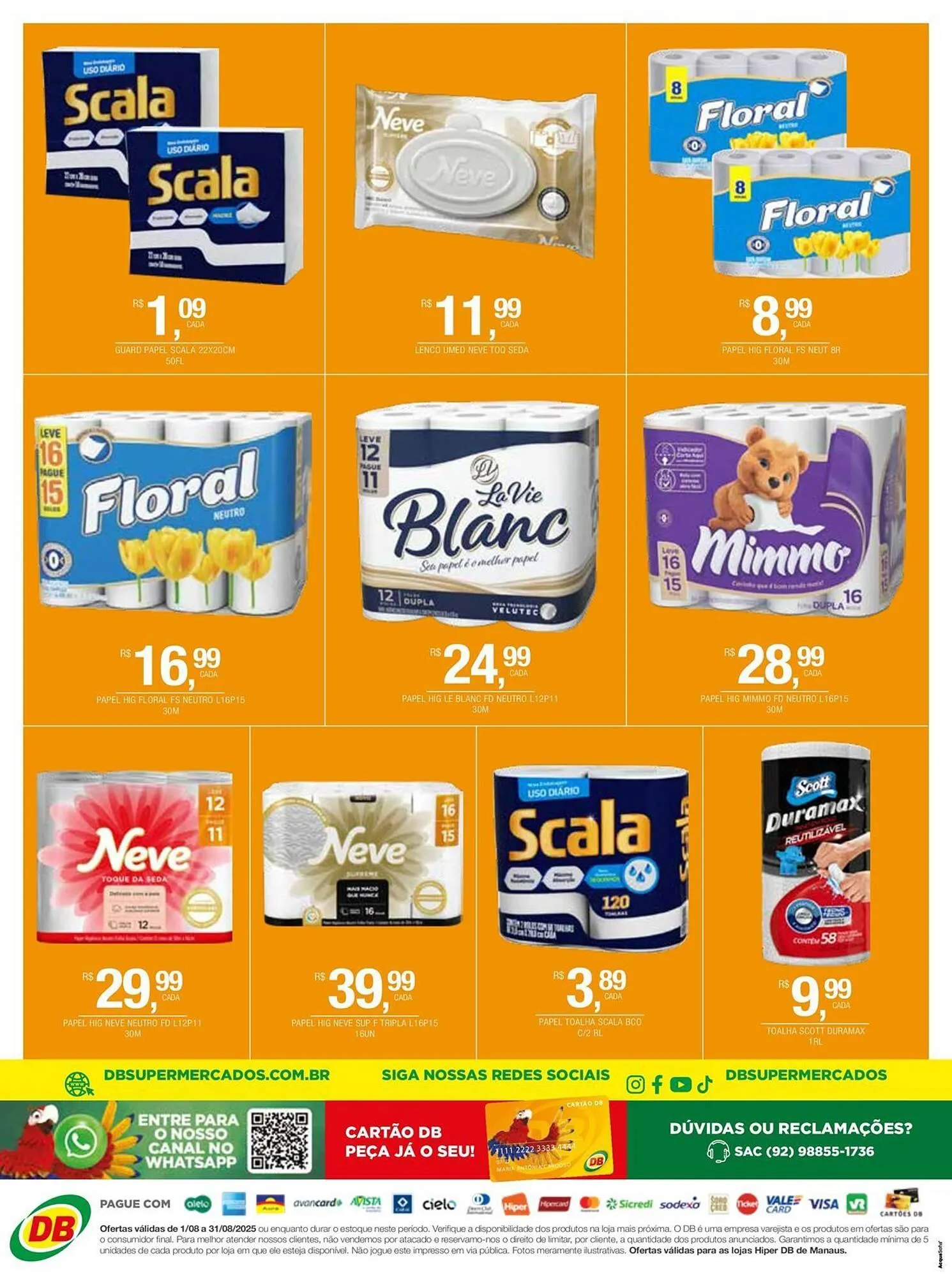 Encarte de Catálogo DB Supermercados 7 de agosto até 31 de agosto 2025 - Pagina 24
